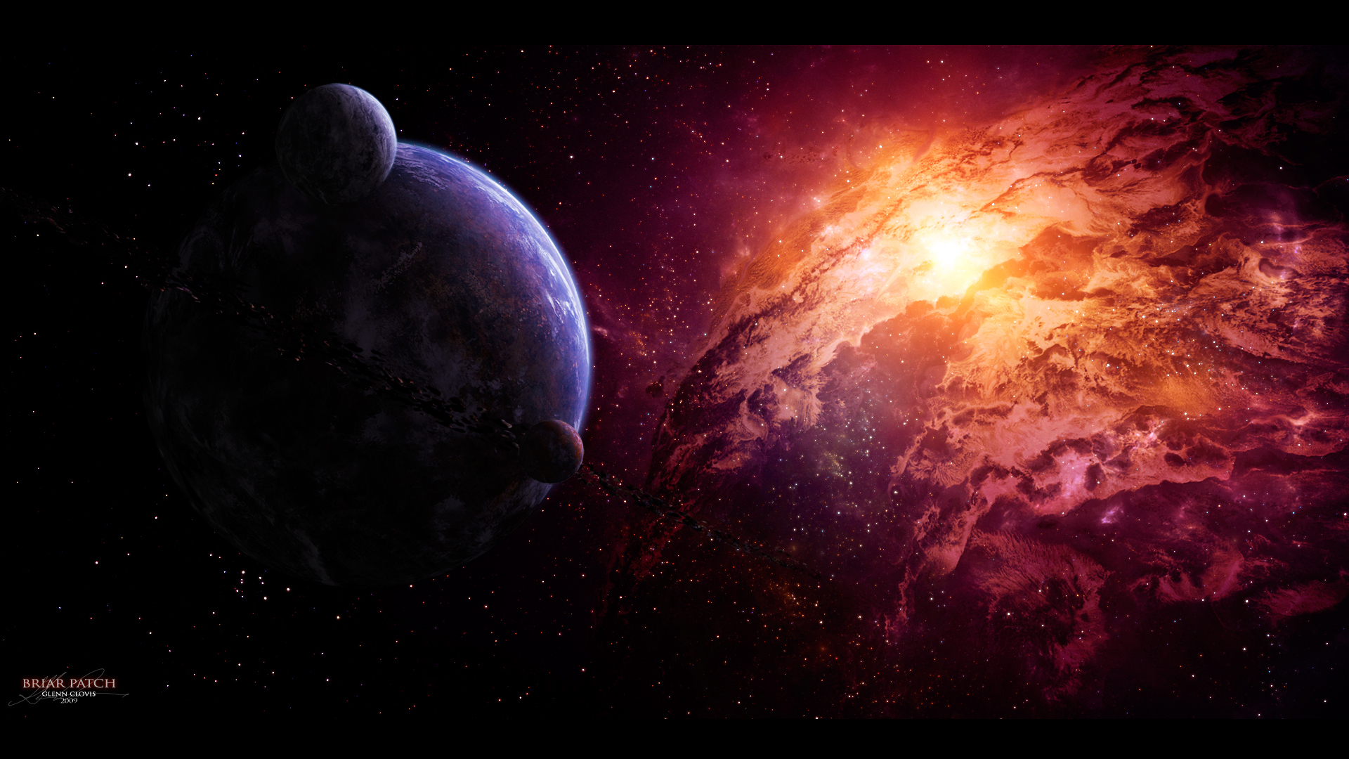 Descarga gratuita de fondo de pantalla para móvil de Nebulosa, Planeta, Ciencia Ficción.