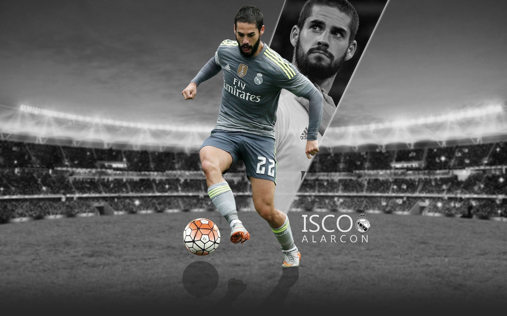 Handy-Wallpaper Sport, Fußball, Real Madrid Cf, Isco kostenlos herunterladen.