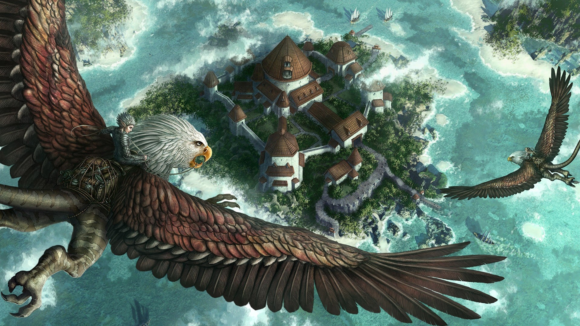 Download mobile wallpaper Fantasy Animals, Fantasy, Bird for free.