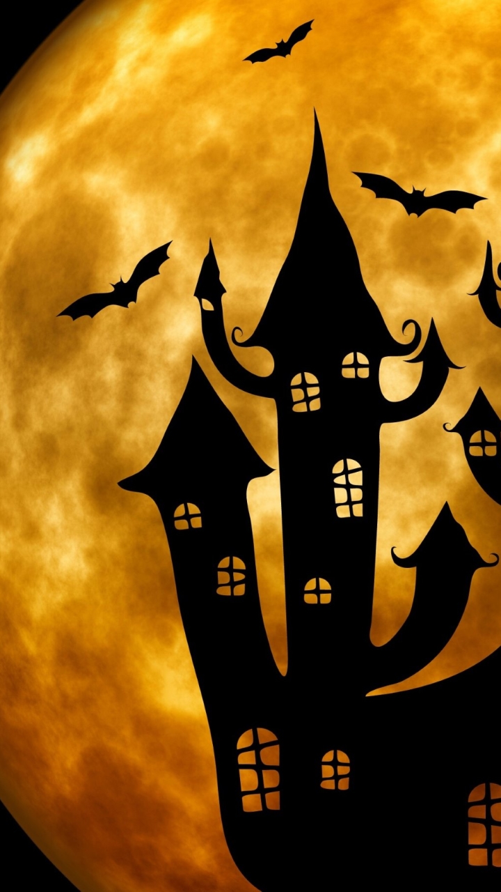 Téléchargez des papiers peints mobile Halloween, Vacances, Chauve Souris, Joyeux Halloween gratuitement.