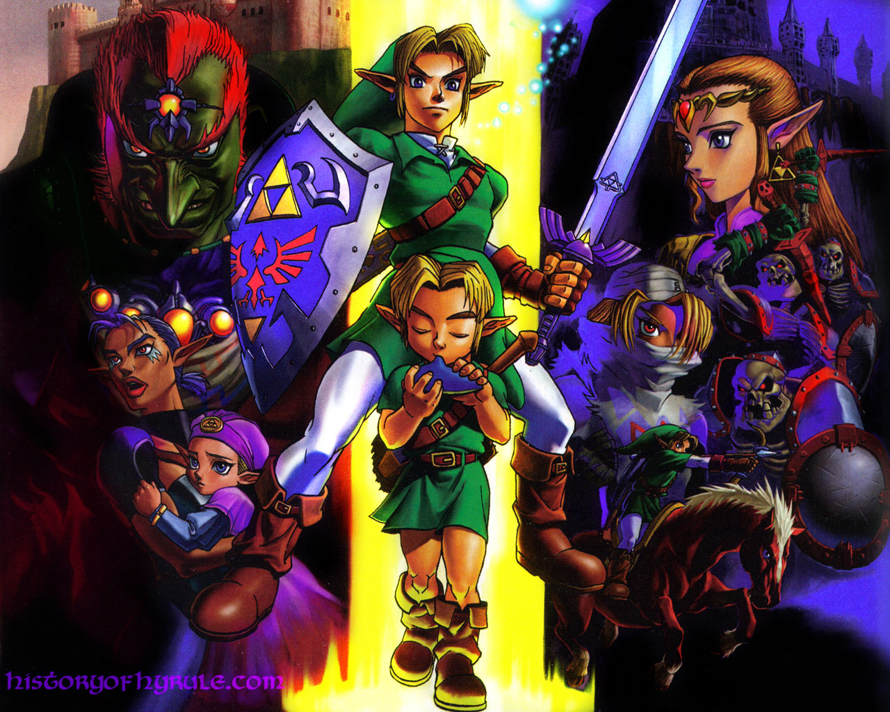 Laden Sie The Legend Of Zelda: Ocarina Of Time HD-Desktop-Hintergründe herunter