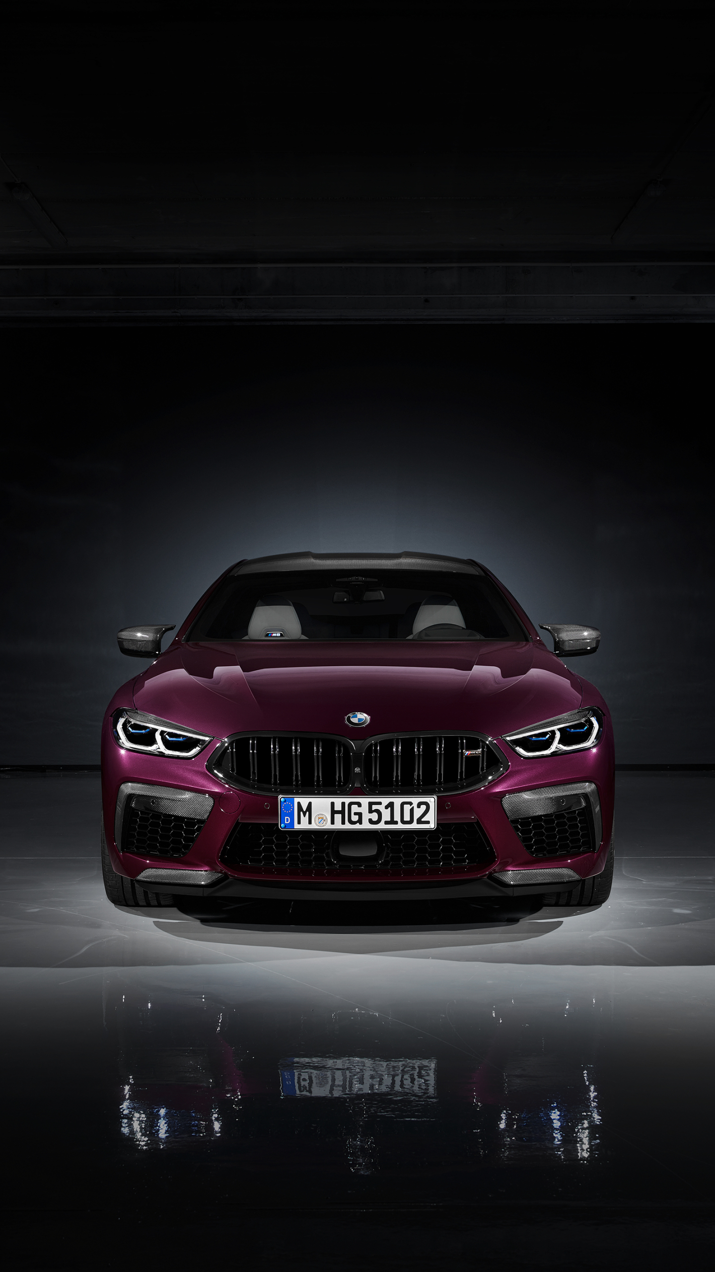 Download mobile wallpaper Bmw, Car, Vehicle, Vehicles, Bmw M8, Purple Car for free.