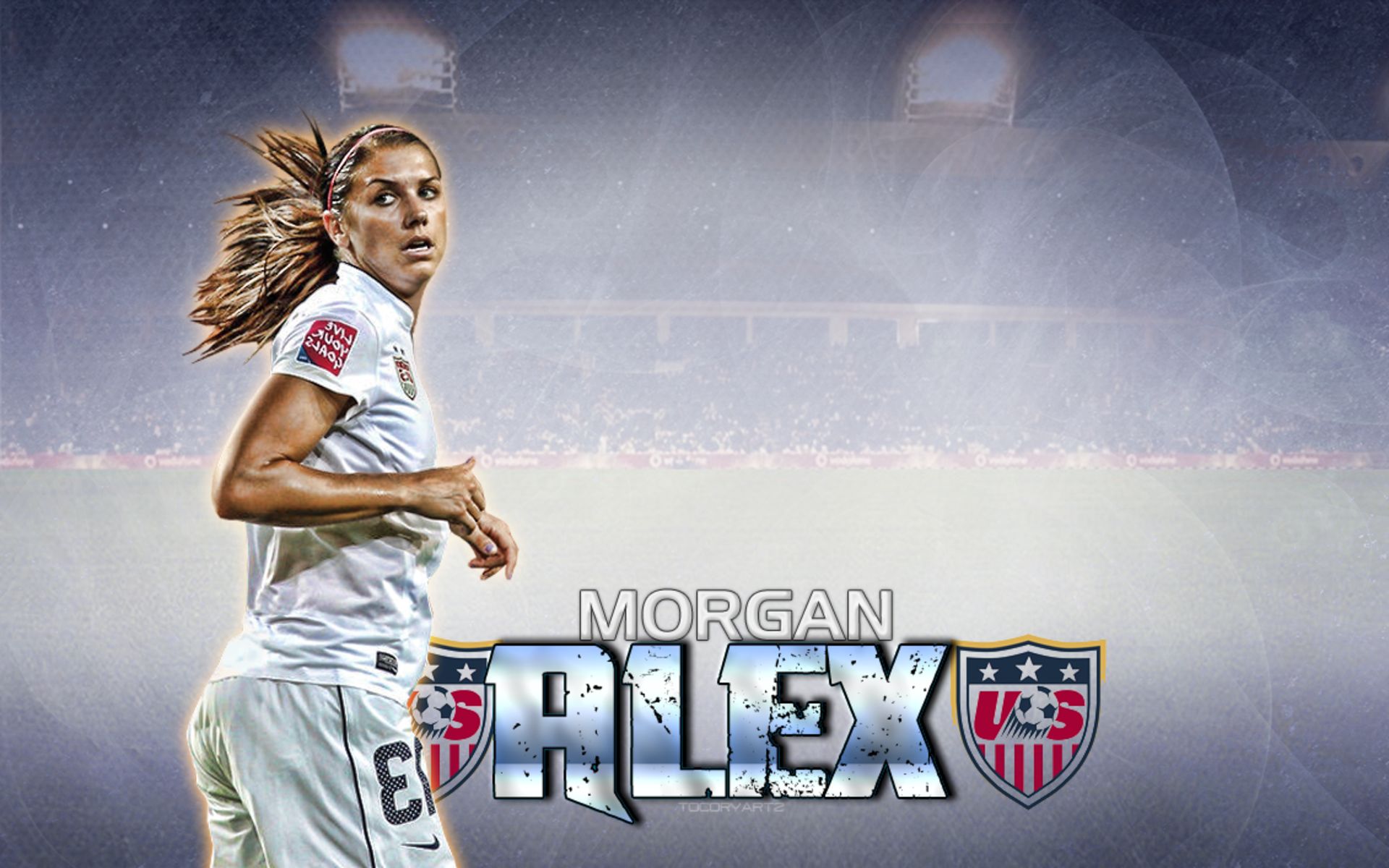 Download mobile wallpaper Sports, American, Soccer, Alex Morgan for free.