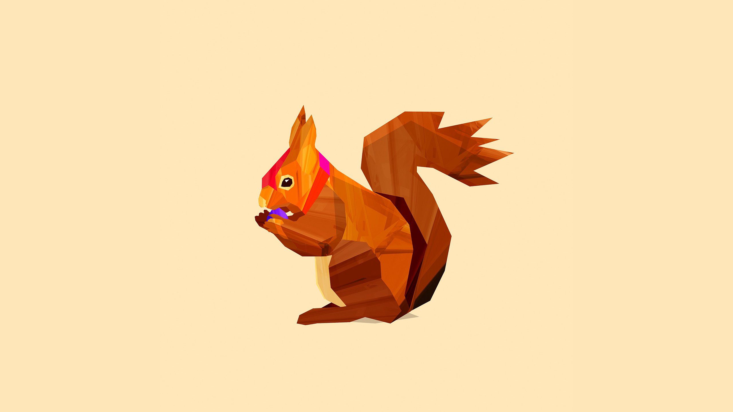 Free download wallpaper Squirrel, Wood, Wooden, Picture, Drawing, Vector on your PC desktop