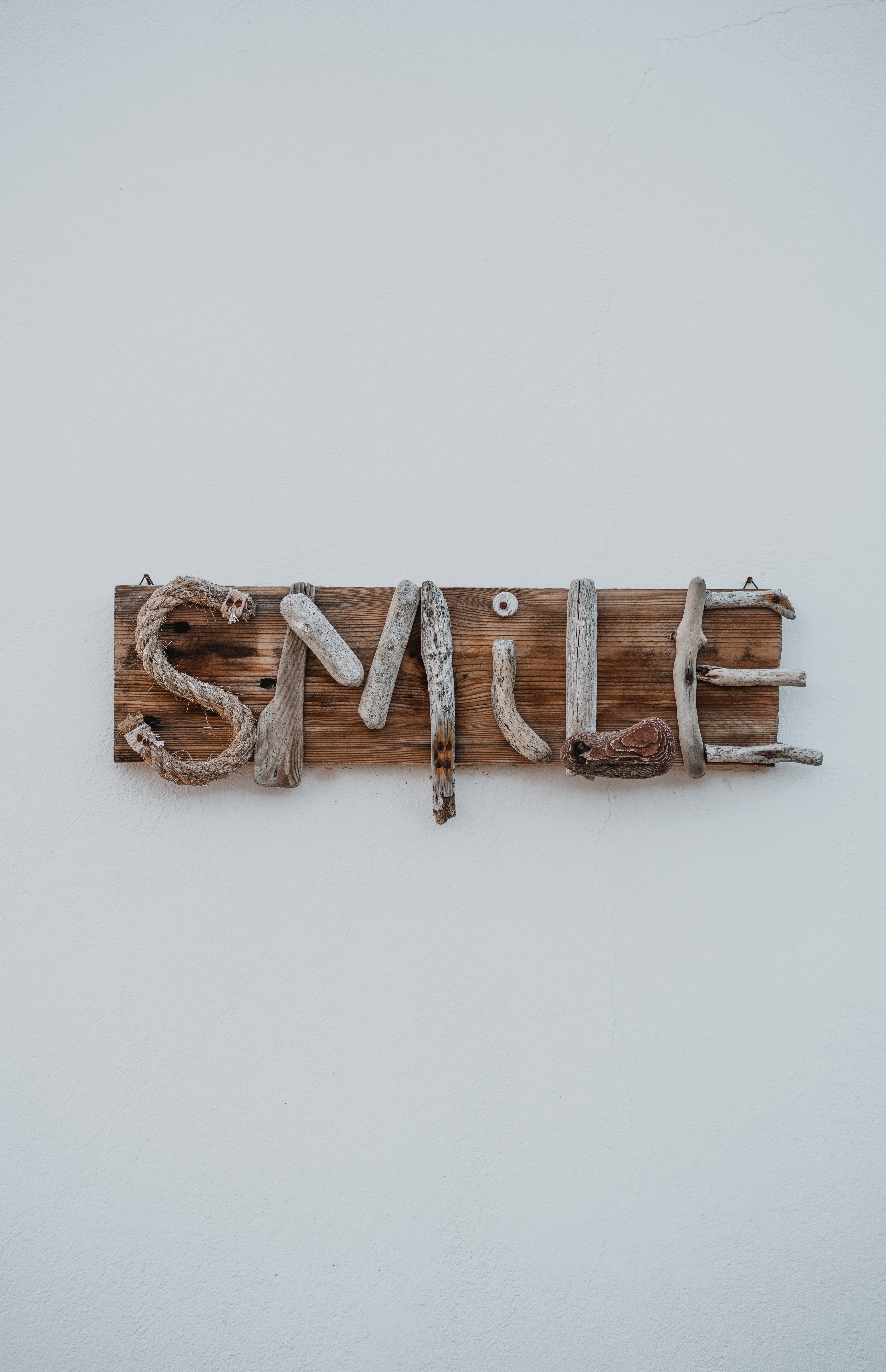 inscription, creative, smile, words, wood, wooden