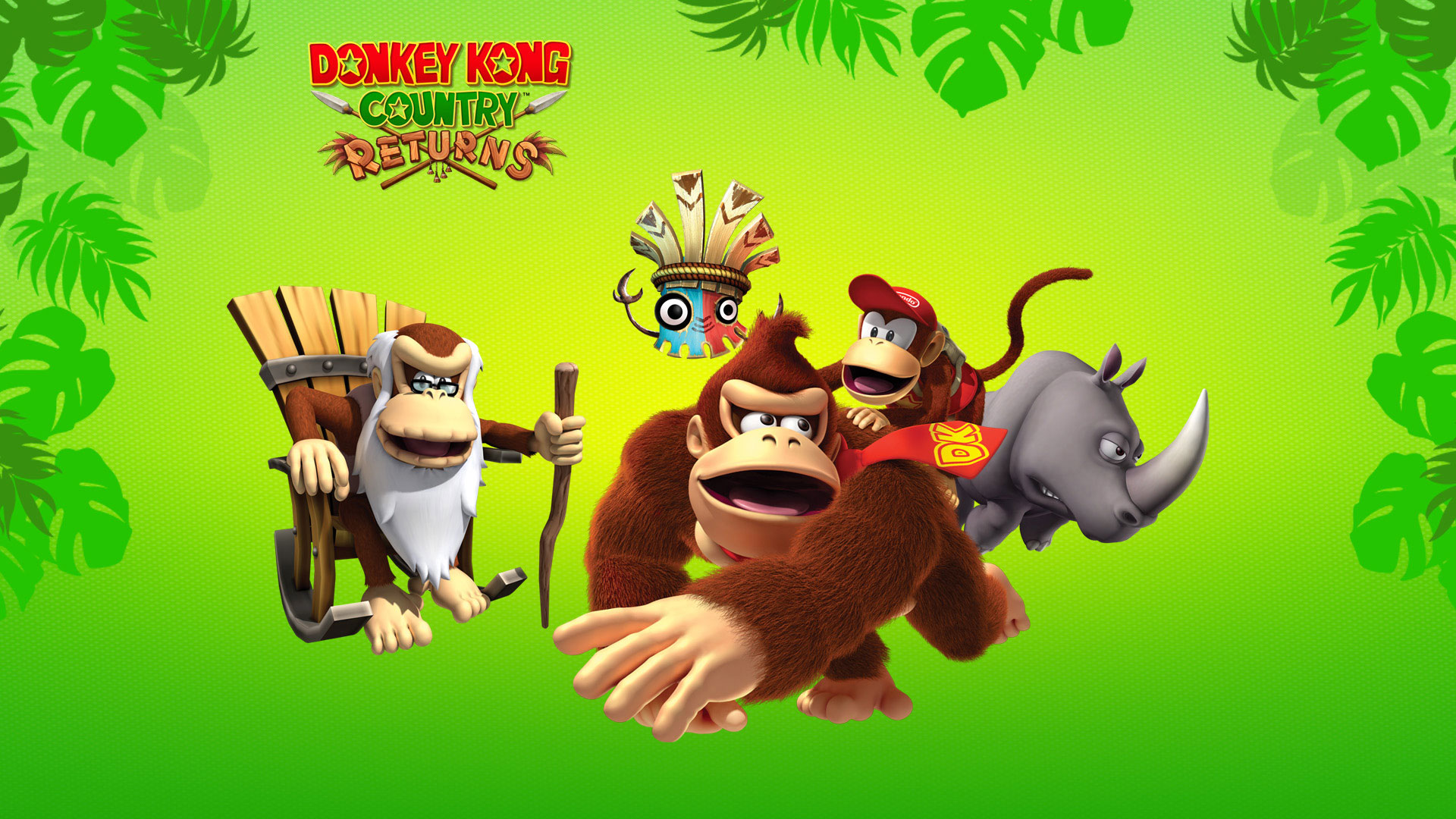 Handy-Wallpaper Donkey Kong Country Returns, Donkey Kong, Computerspiele kostenlos herunterladen.