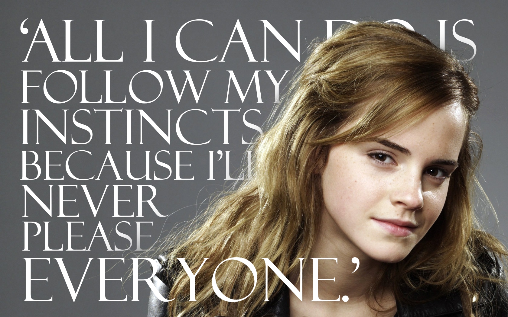 Download mobile wallpaper Emma Watson, Quote, Celebrity, Hermione Granger for free.