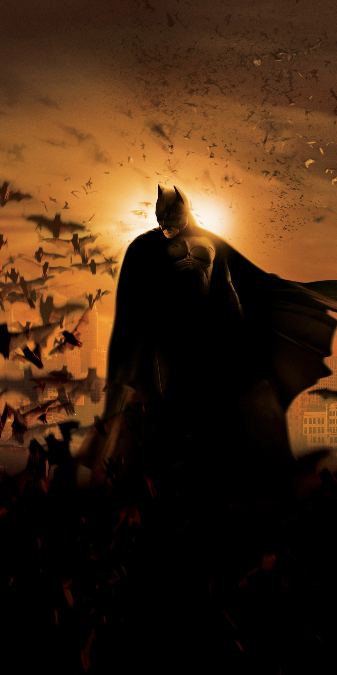 gotham city, bruce wayne, movie, batman begins, batman, superhero, bat, dc comics, night