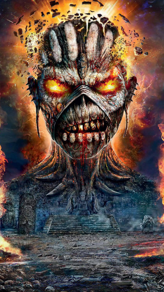 Download mobile wallpaper Music, Iron Maiden for free.