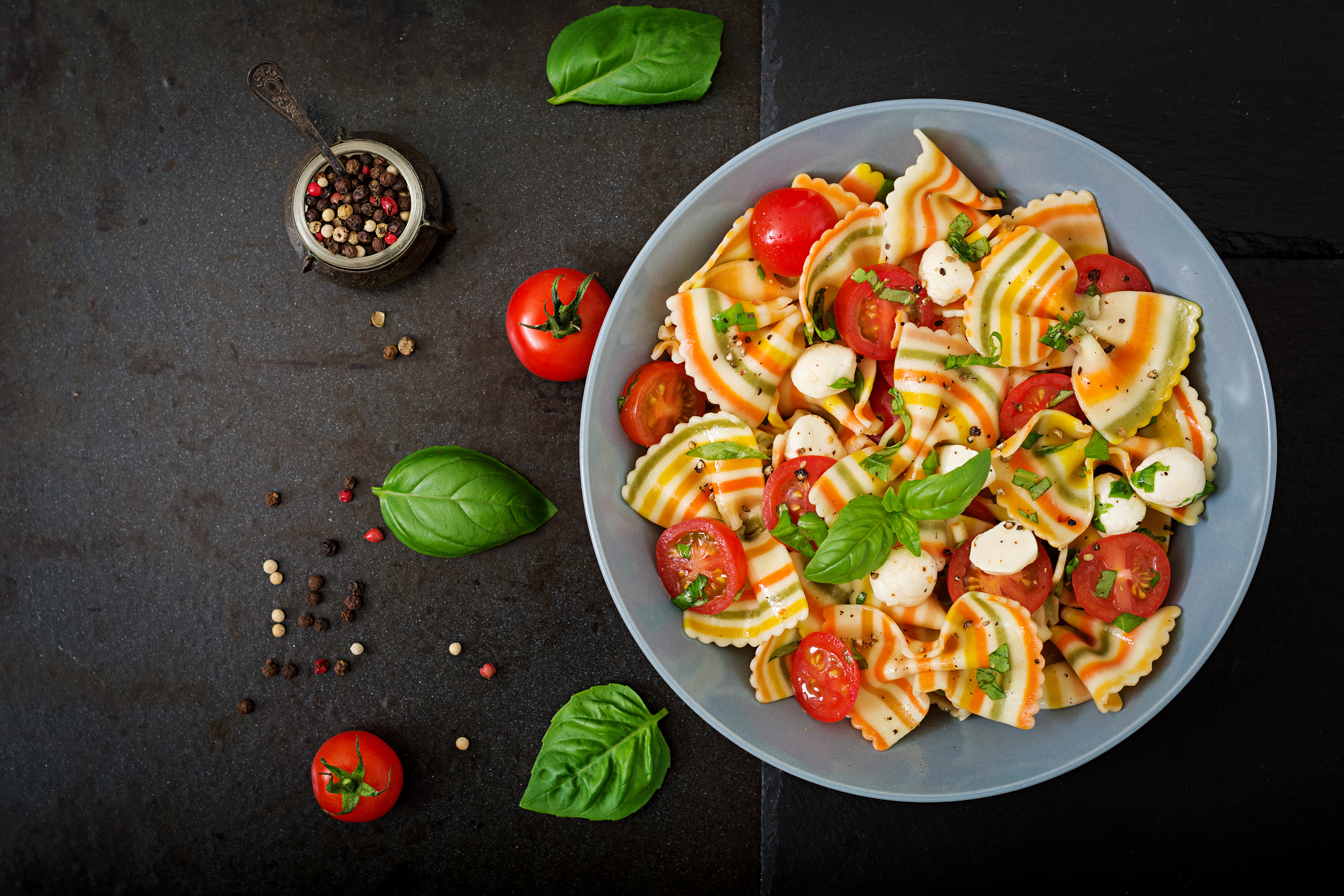 Download mobile wallpaper Food, Still Life, Tomato, Pasta for free.