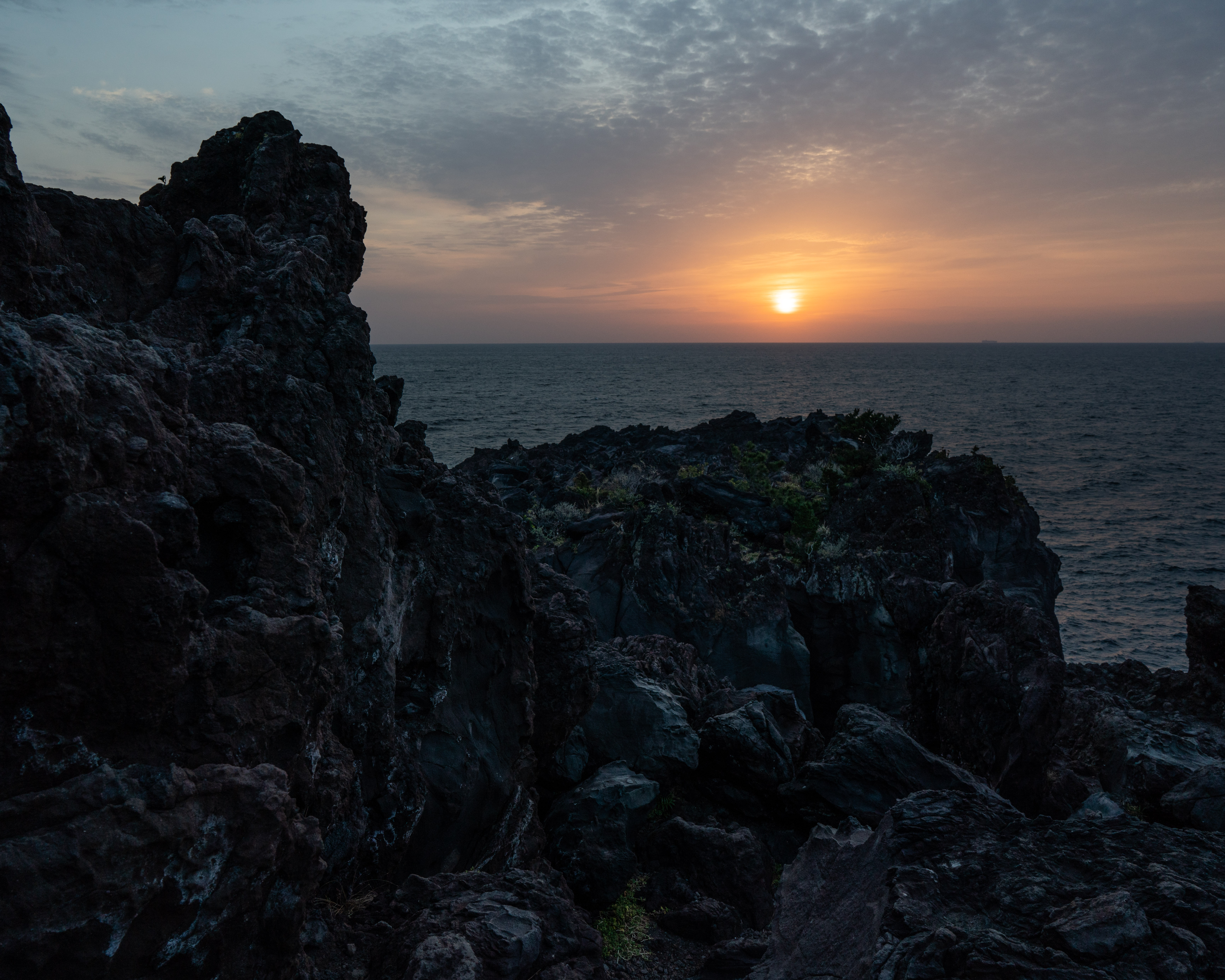 PCデスクトップに自然, 日没, ストーンズ, サン, 岩, 海洋, 大洋画像を無料でダウンロード