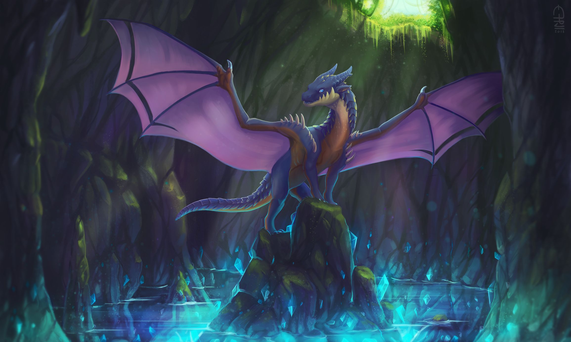 Download mobile wallpaper Fantasy, Dragon for free.