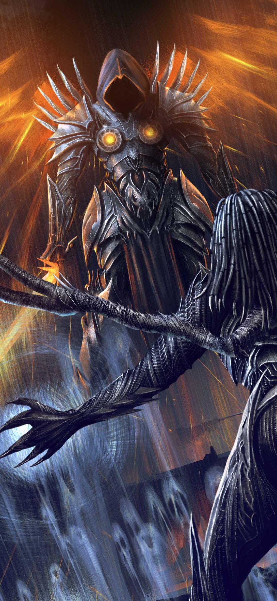 Download mobile wallpaper Video Game, Sarah Kerrigan, Tyrael (Diablo Iii), Heroes Of The Storm for free.