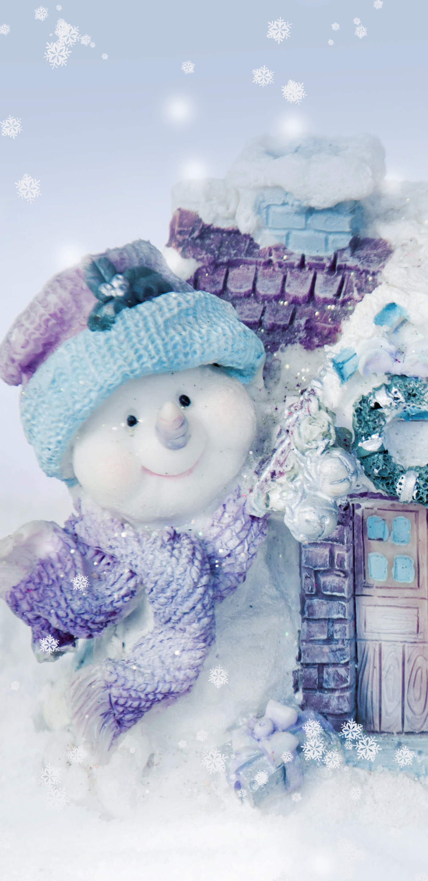 holiday, christmas, cold, snow, snowman, decoration, winter, snowflake