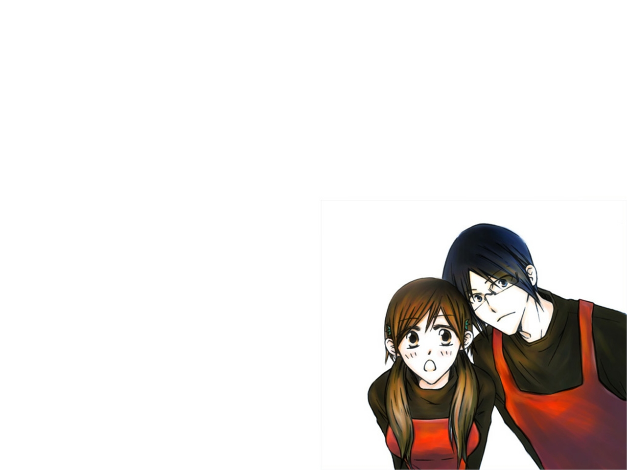 Descarga gratuita de fondo de pantalla para móvil de Animado, Bleach: Burîchi, Orihime Inoue, Uryu Ishida.