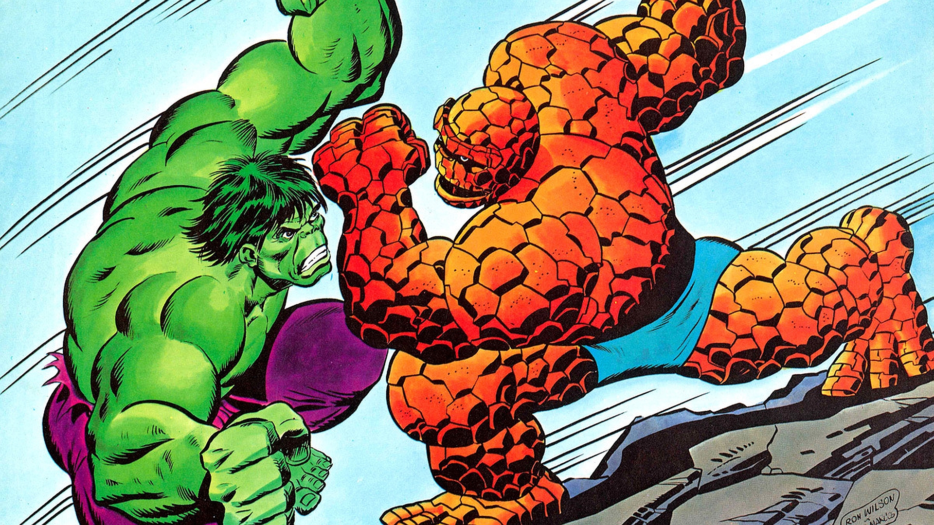 Download mobile wallpaper Hulk, Comics, Hulk Vs Thing for free.