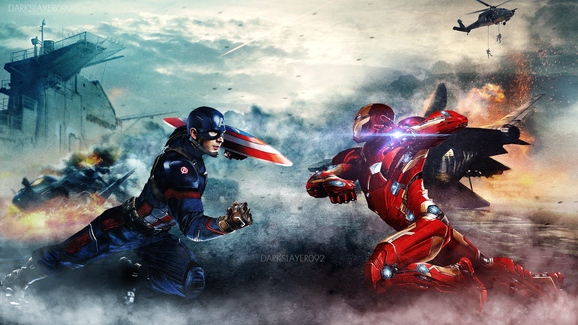 Free download wallpaper Iron Man, Captain America, Movie, Captain America: Civil War on your PC desktop