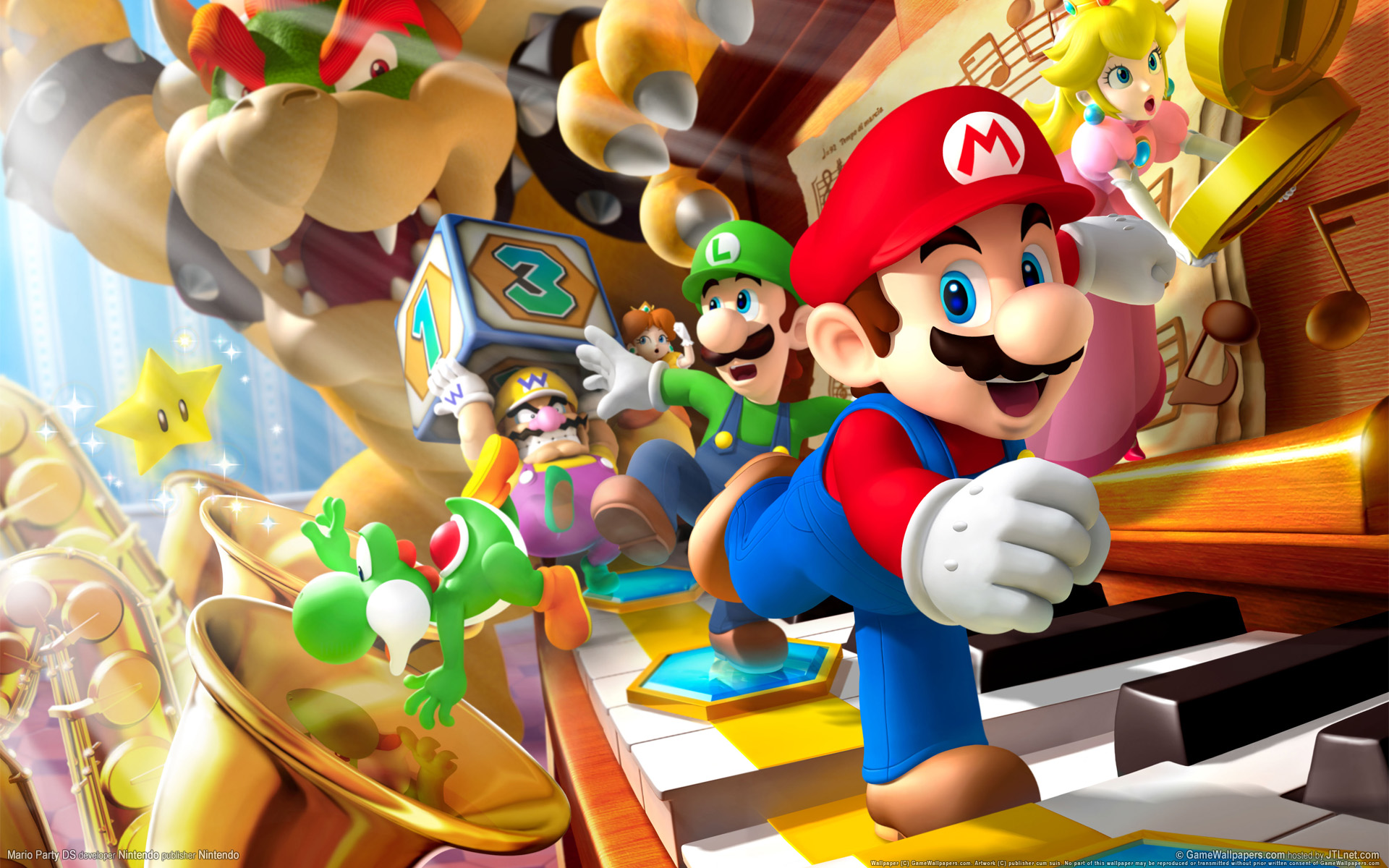 Los mejores fondos de pantalla de Mario Party Ds para la pantalla del teléfono