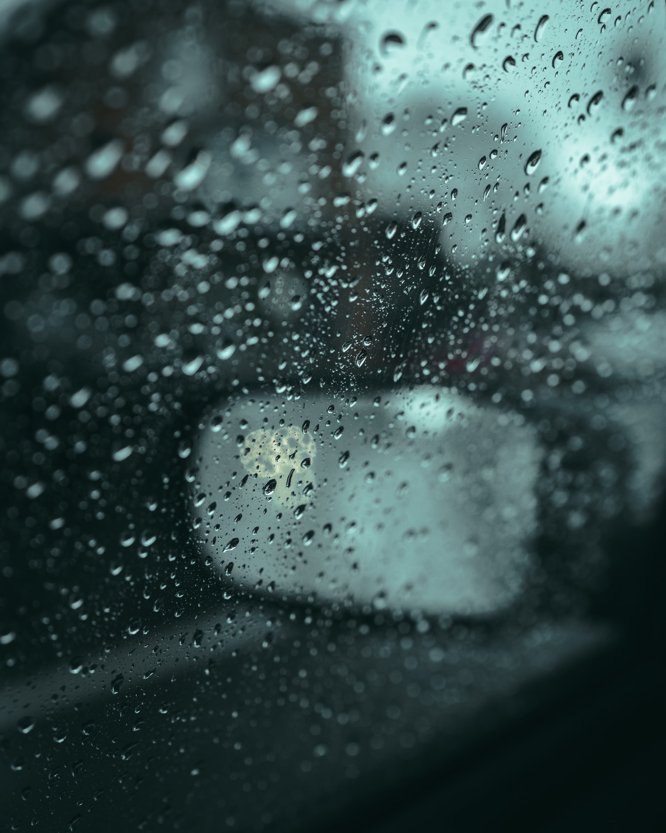 Download mobile wallpaper Macro, Window, Drops, Car, Mirror, Rain for free.