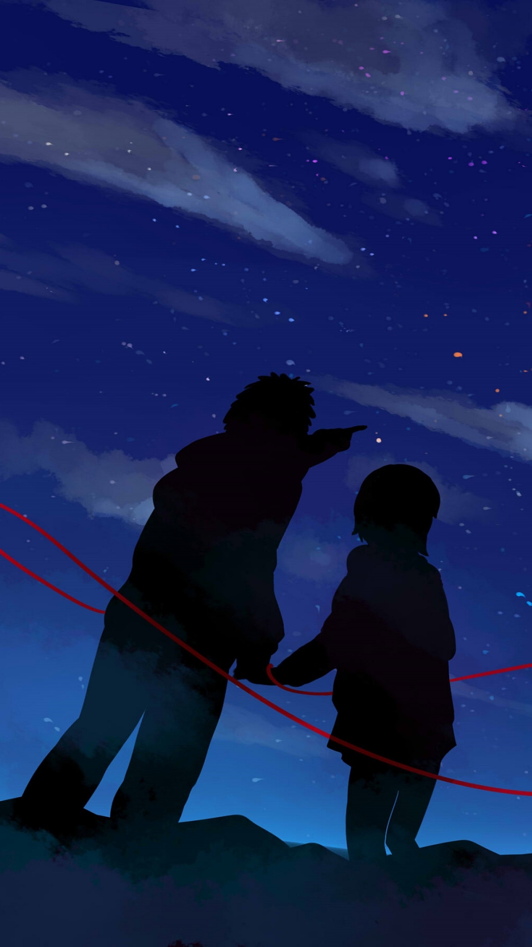 Handy-Wallpaper Animes, Your Name Gestern Heute Und Für Immer, Kimi No Na Wa, Mitsuha Miyamizu, Taki Tachibana kostenlos herunterladen.