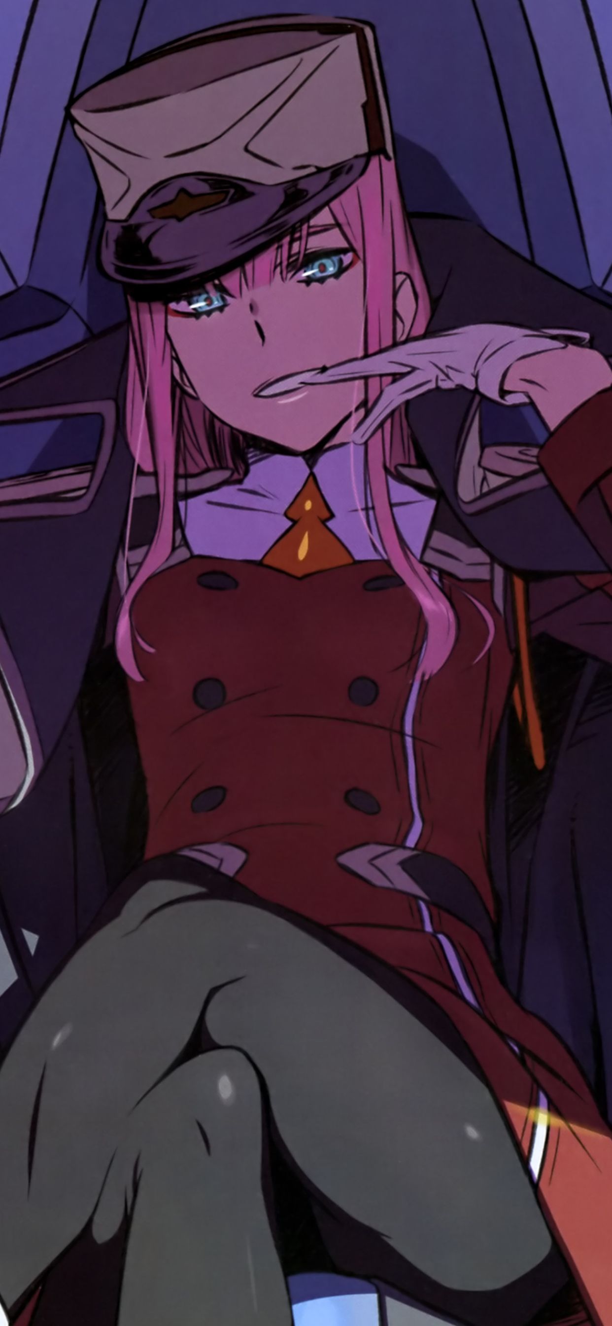 Handy-Wallpaper Animes, Darling In The Franxx, Zero Two (Liebling Im Franxx) kostenlos herunterladen.