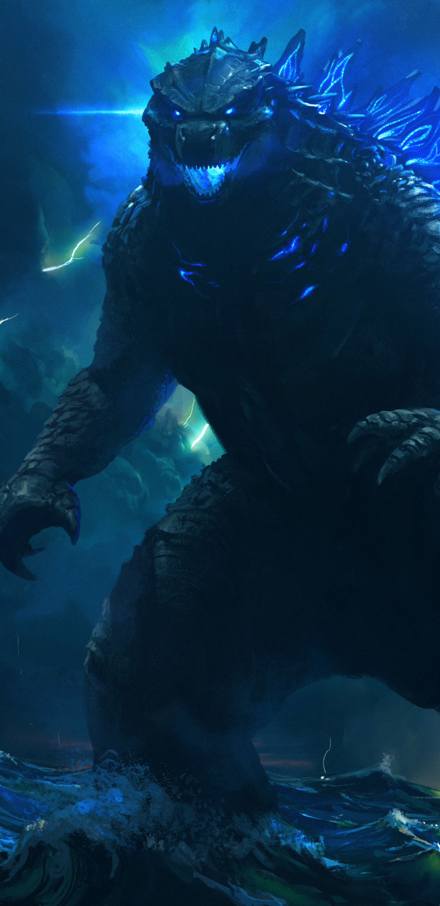 Laden Sie das Fantasie, Godzilla-Bild kostenlos auf Ihren PC-Desktop herunter