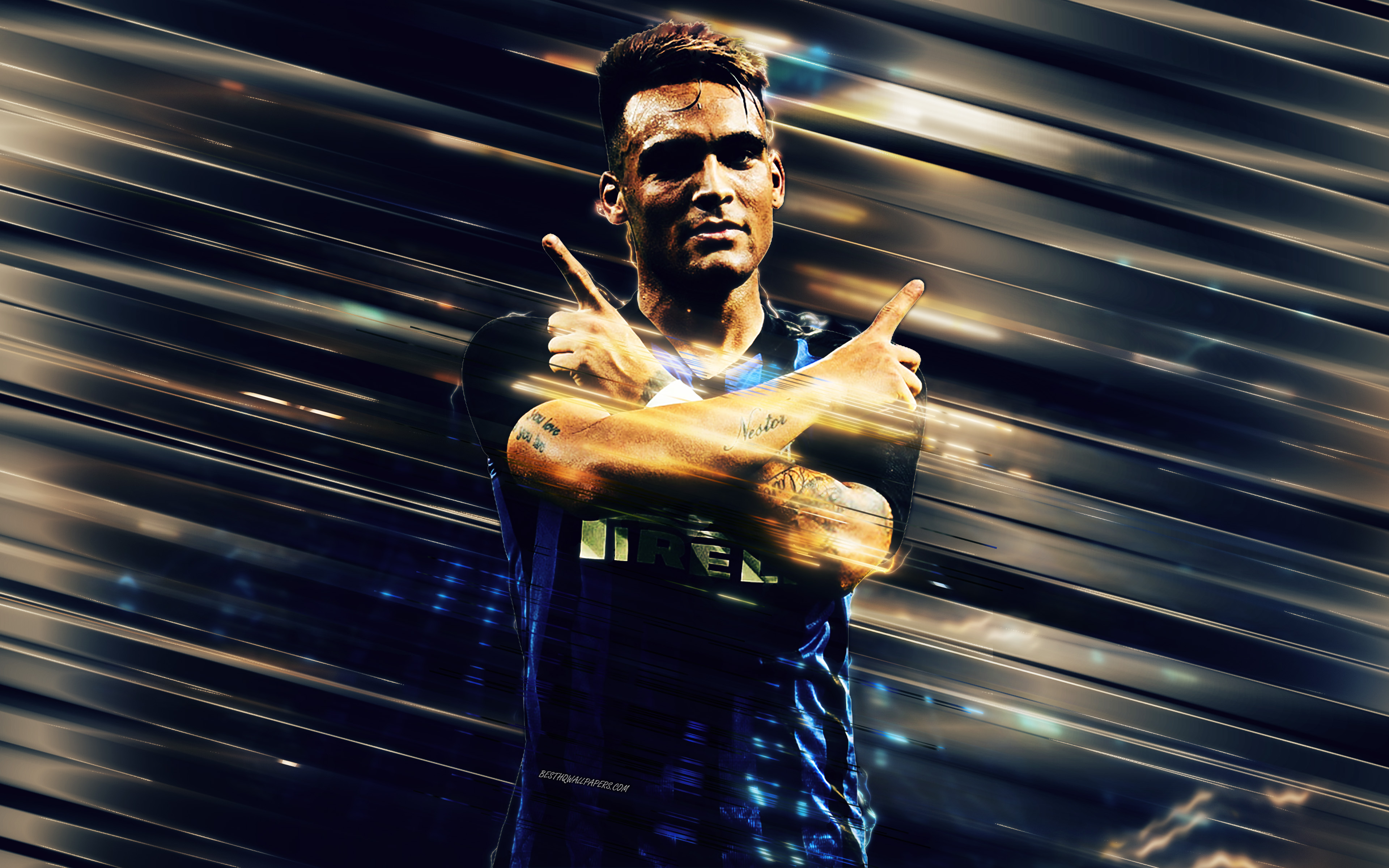 Laden Sie das Sport, Fußball, Argentinisch, Inter Mailand, Lautaro Martinez-Bild kostenlos auf Ihren PC-Desktop herunter