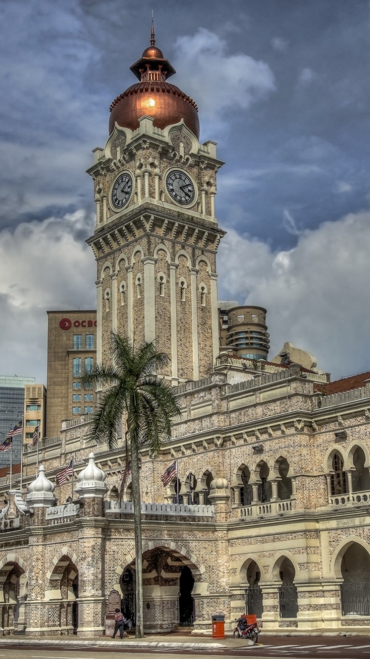 Download mobile wallpaper Monuments, Kuala Lumpur, Malaysia, Man Made, Sultan Abdul Samad Building for free.