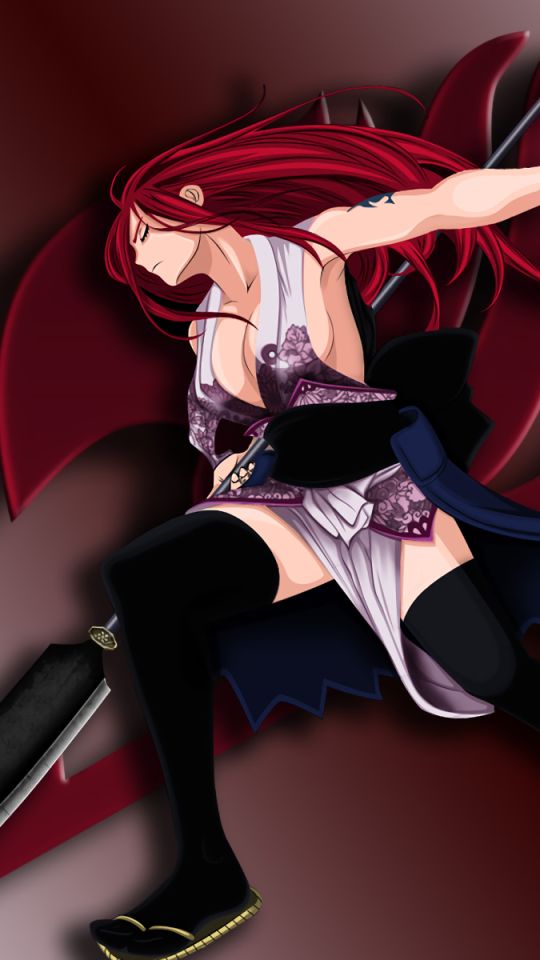 Descarga gratuita de fondo de pantalla para móvil de Fairy Tail, Animado, Erza Scarlet.