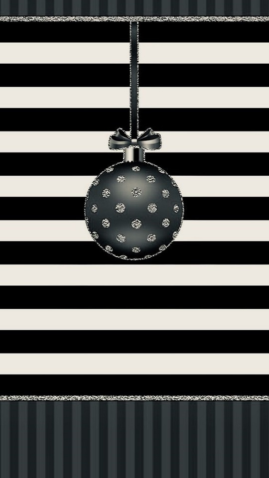 Download mobile wallpaper Christmas, Holiday, Black & White, Christmas Ornaments, Bauble for free.