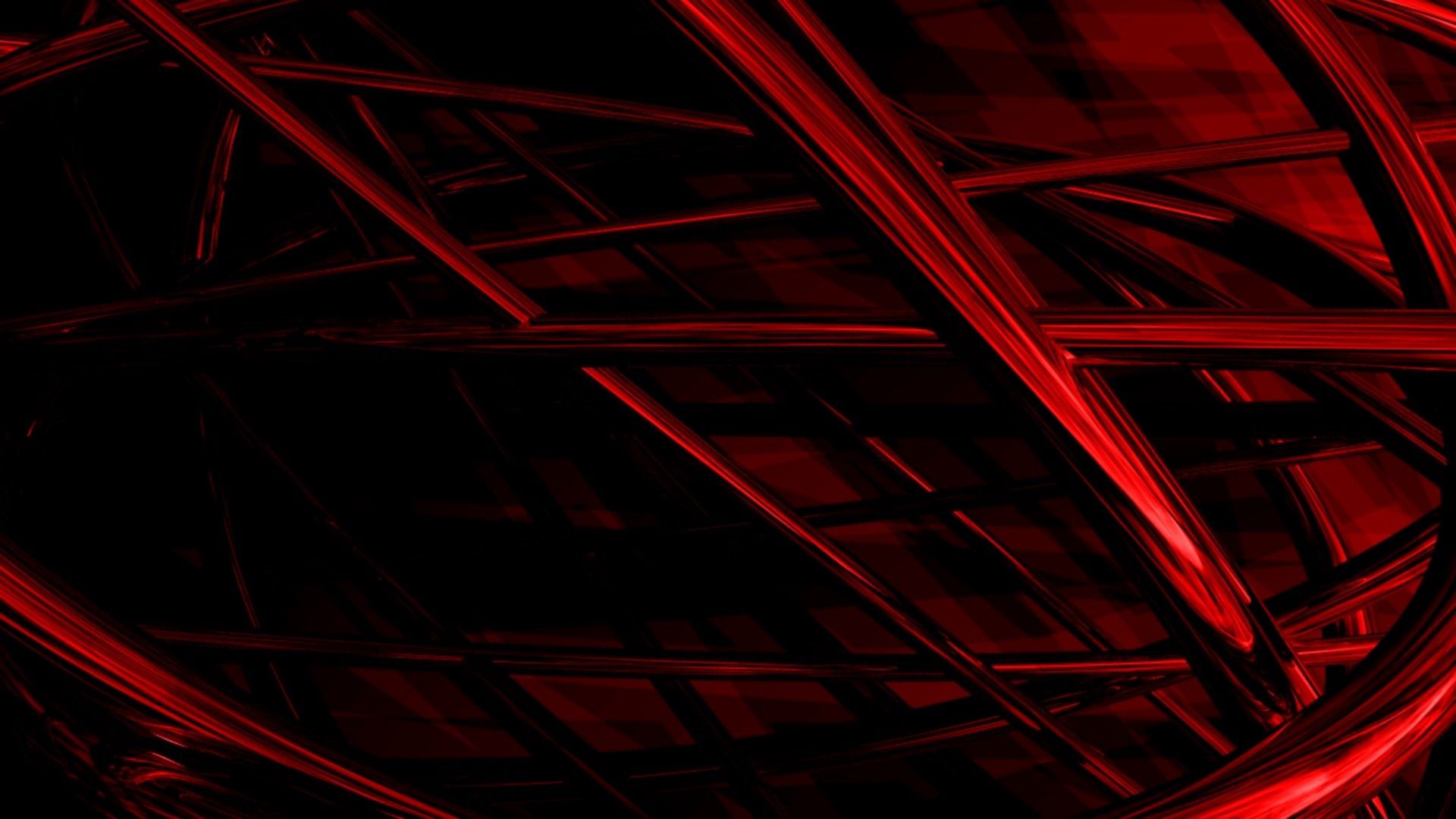 Full HD red, dark, lines, shadow, plexus