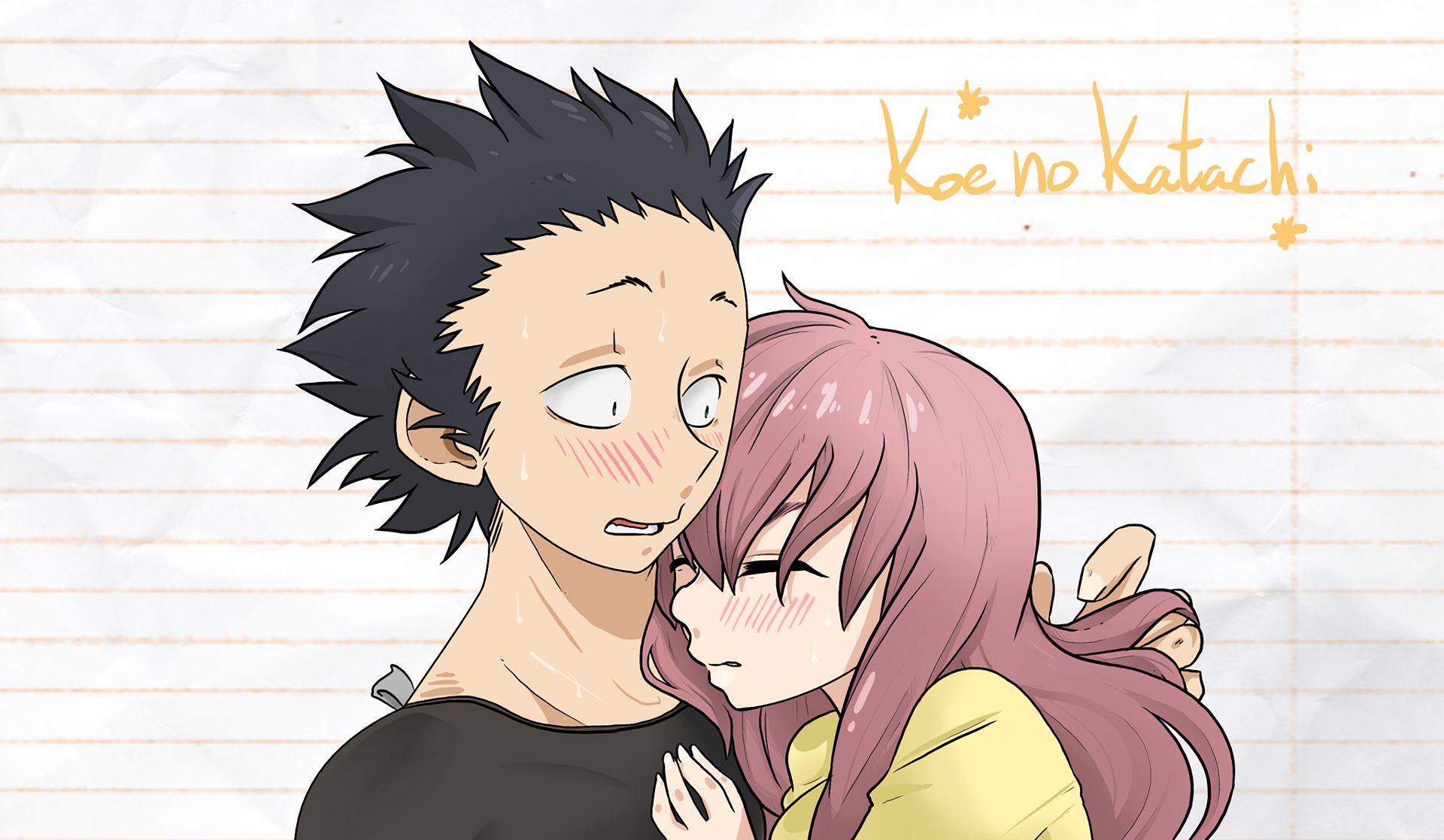 Téléchargez des papiers peints mobile Animé, Shoko Nishimiya, Shoya Ishida, A Silent Voice gratuitement.