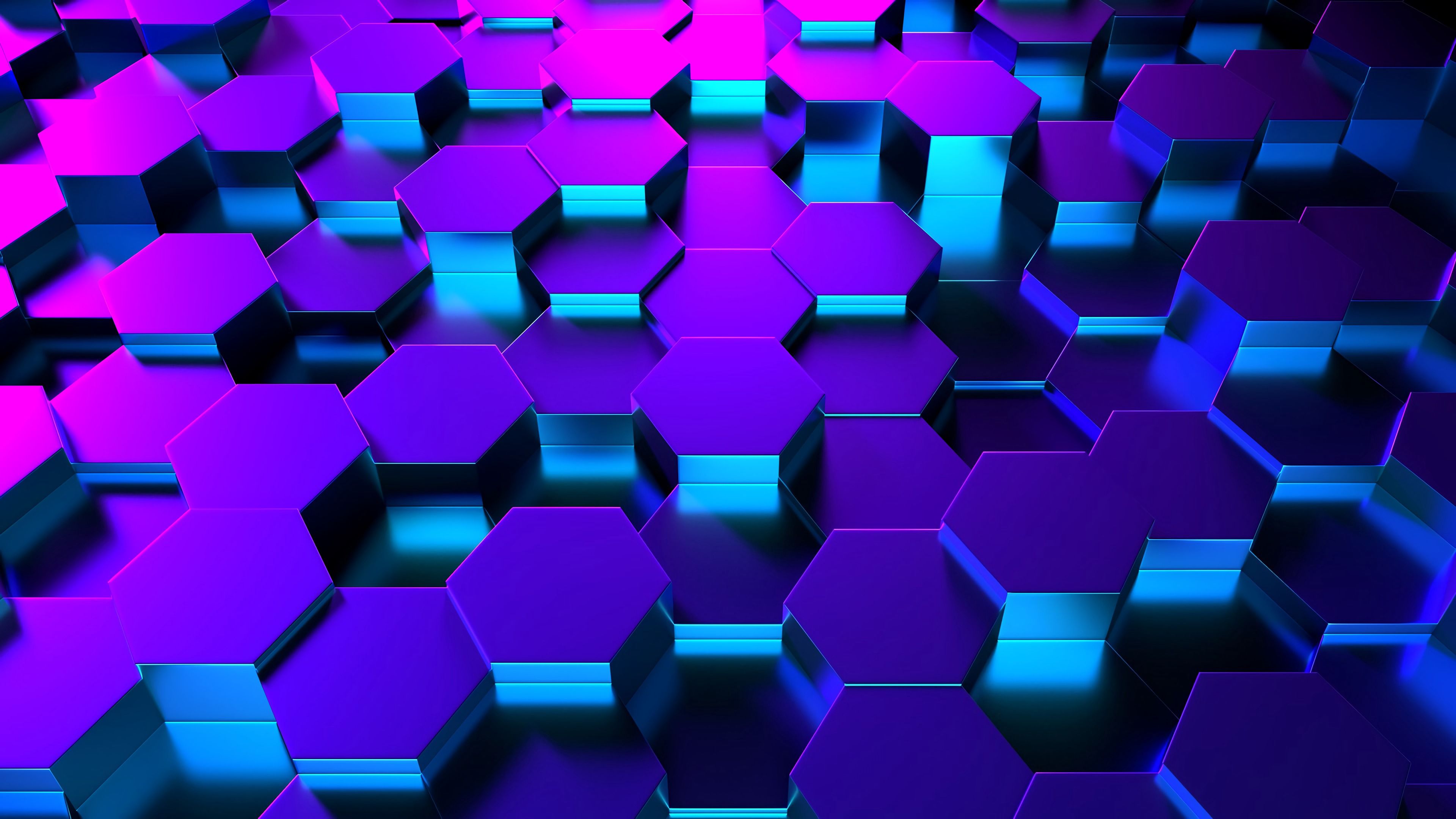 honeycomb, hexagon, 3d, volume