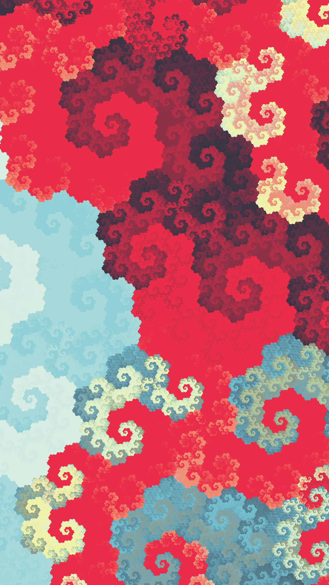 Download mobile wallpaper Abstract, Pattern, Fractal, Colors for free.