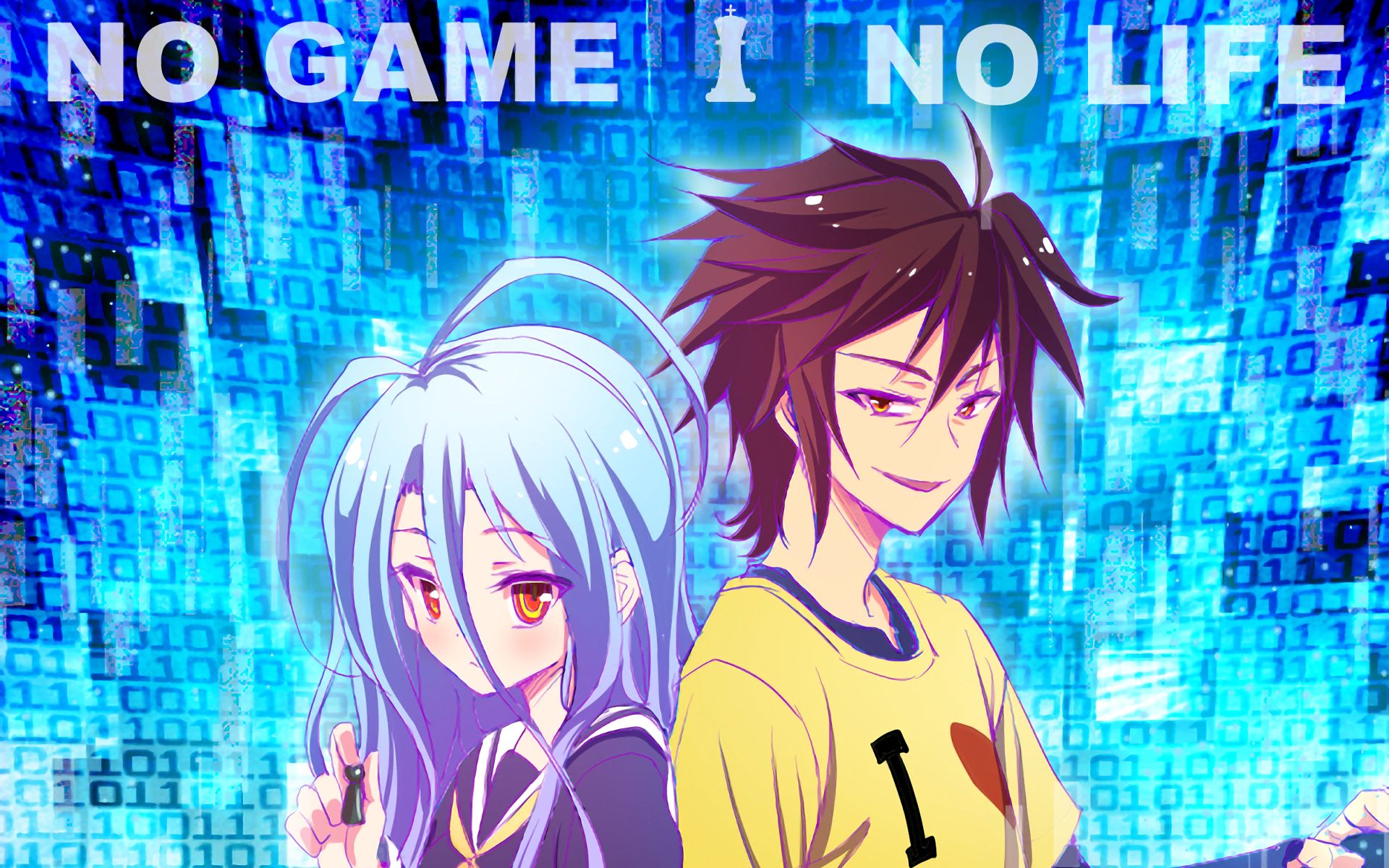Laden Sie das Animes, Shiro (Kein Spiel Kein Leben), Sora (Kein Spiel Kein Leben), No Game No Life-Bild kostenlos auf Ihren PC-Desktop herunter