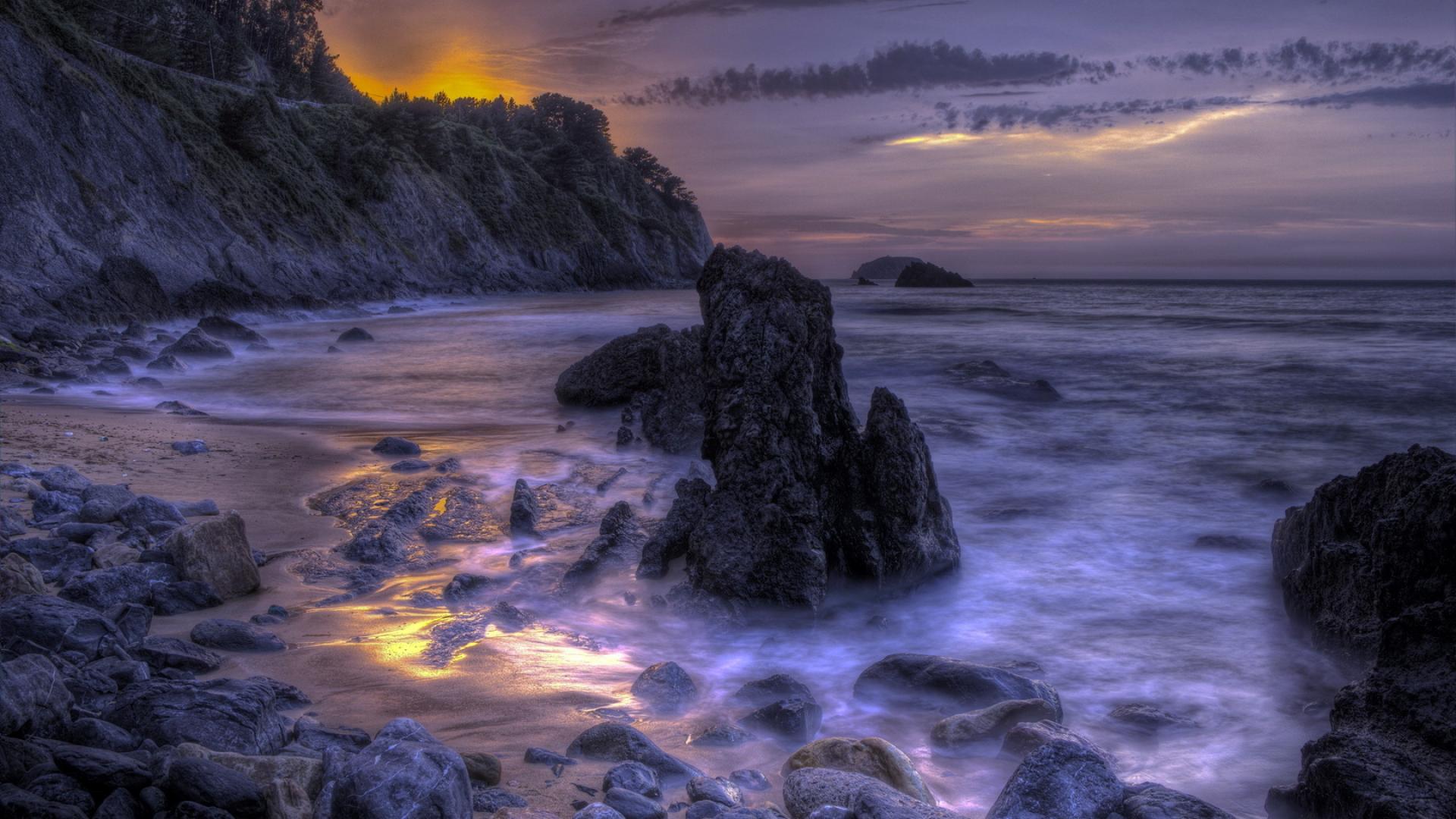 Descarga gratuita de fondo de pantalla para móvil de Cielo, Mar, Horizonte, Costa, Océano, Hdr, Tierra/naturaleza.