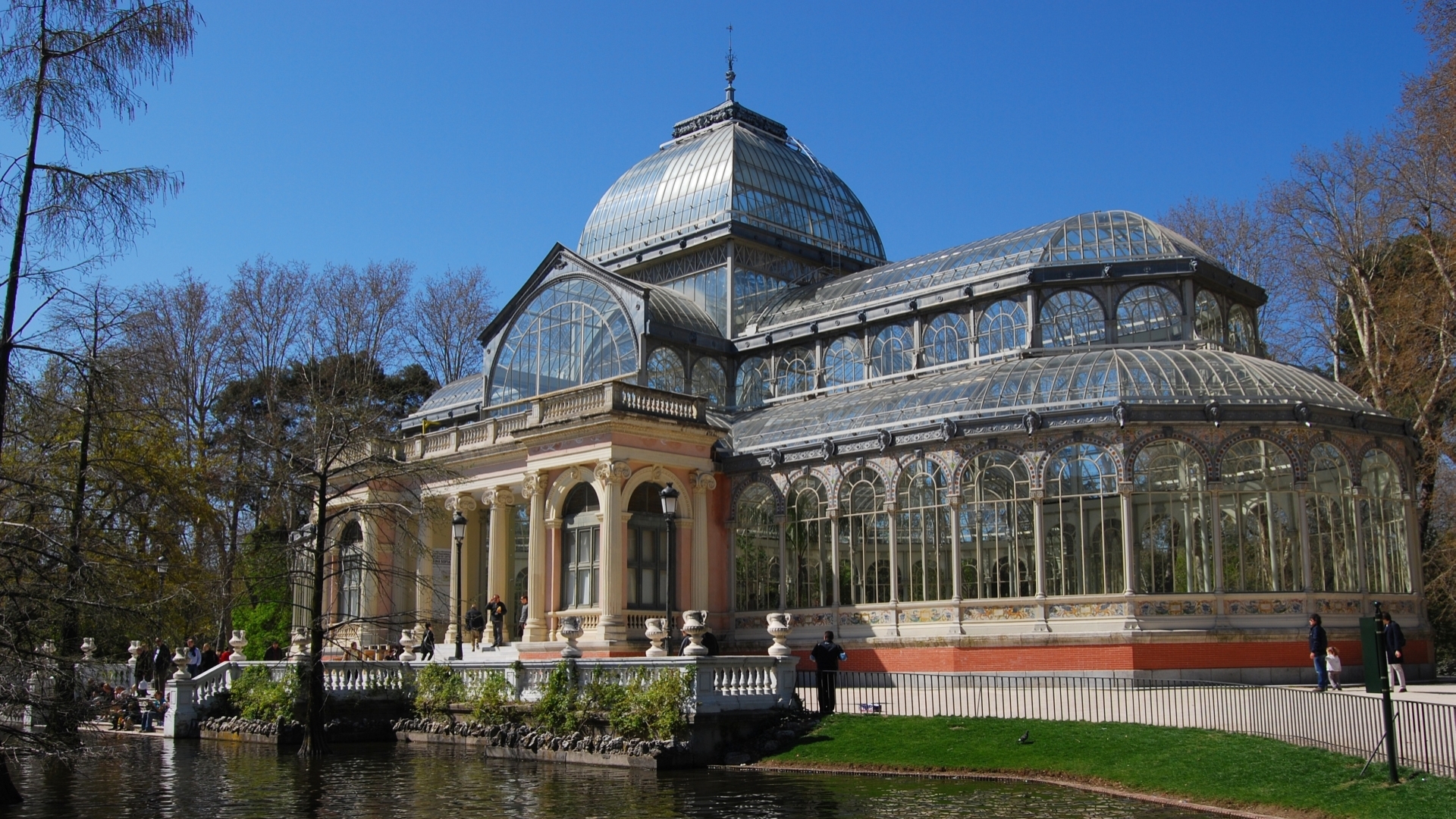 642166 Bild herunterladen menschengemacht, palacio de cristal - Hintergrundbilder und Bildschirmschoner kostenlos