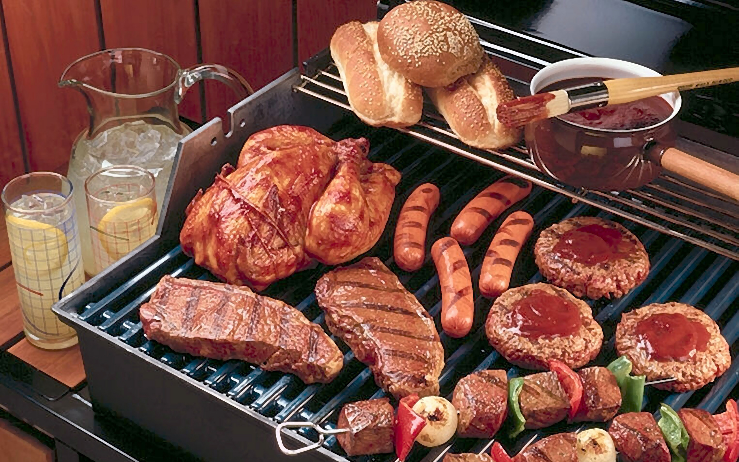 Free download wallpaper Barbecue, Food on your PC desktop
