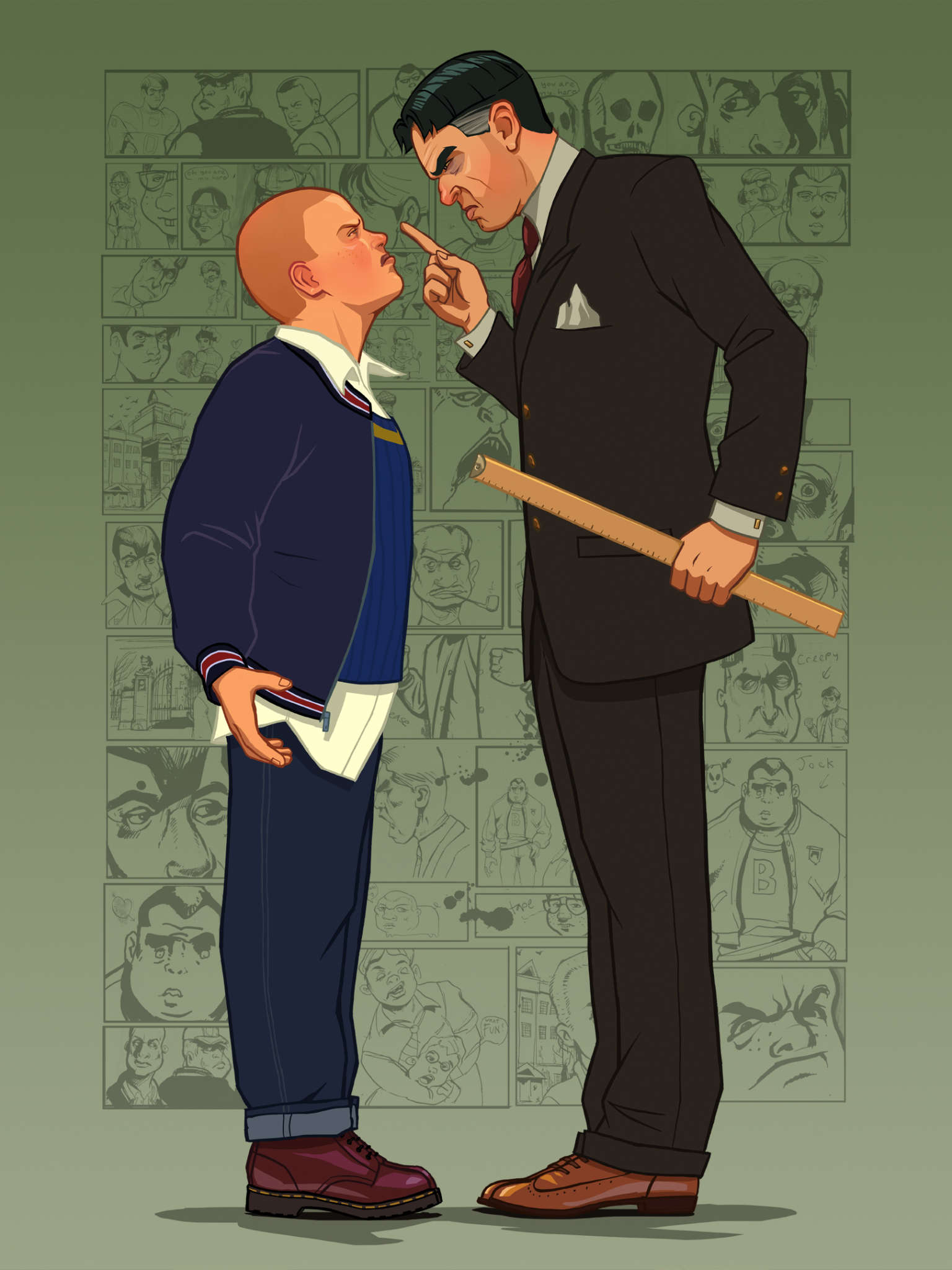 bully (video game), video game, bully, jimmy hopkins HD wallpaper