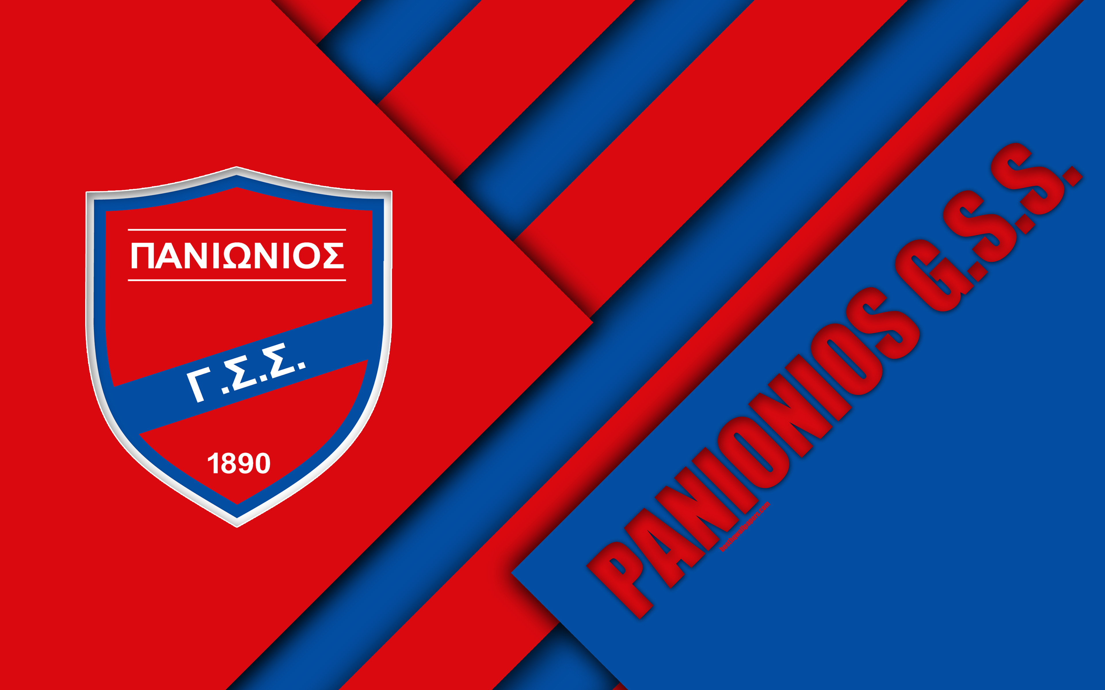 Handy-Wallpaper Sport, Fußball, Logo, Emblem, Panionios Fc kostenlos herunterladen.