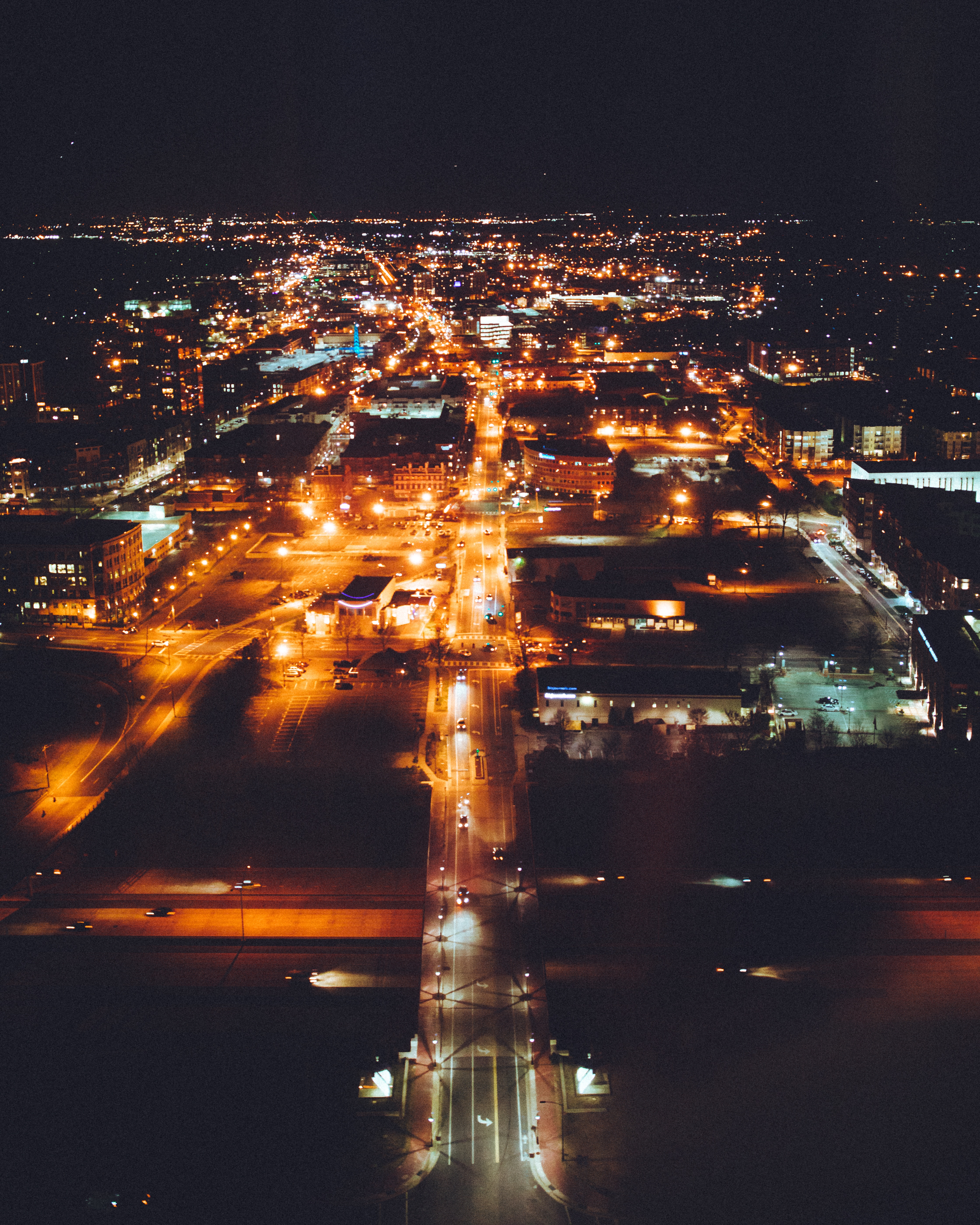 PCデスクトップに都市, 米国, ナイトシティ, シャーロット, シャルロット, 夜の街画像を無料でダウンロード