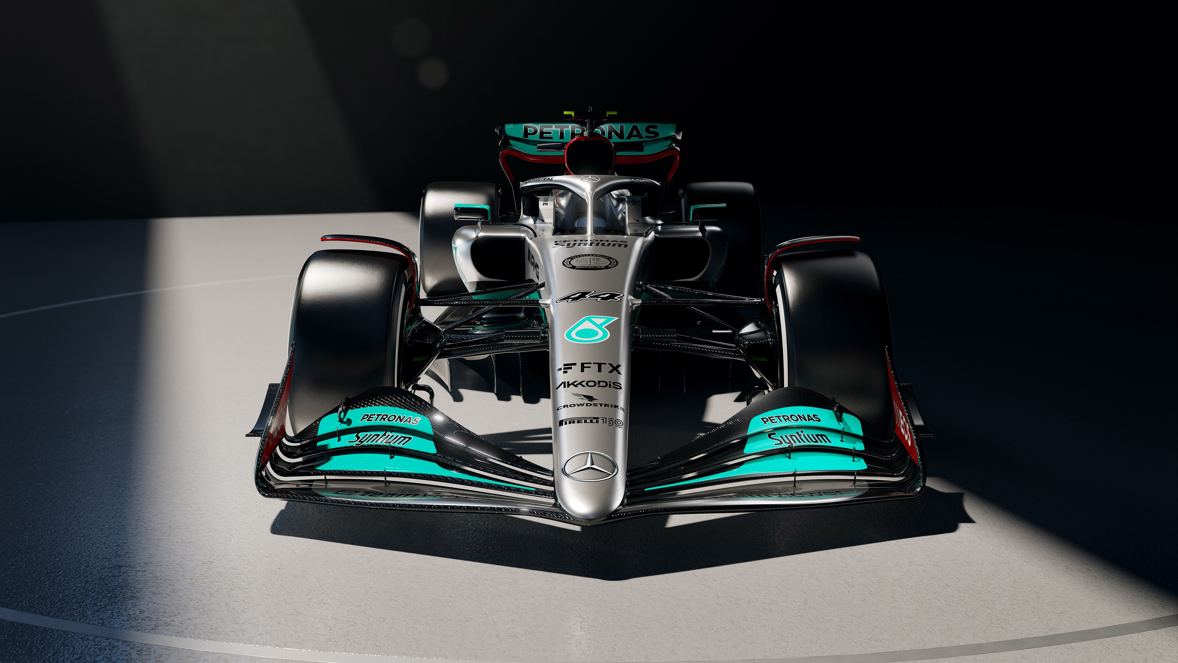 Завантажити шпалери Команда Mercedes Amg F1 на телефон безкоштовно