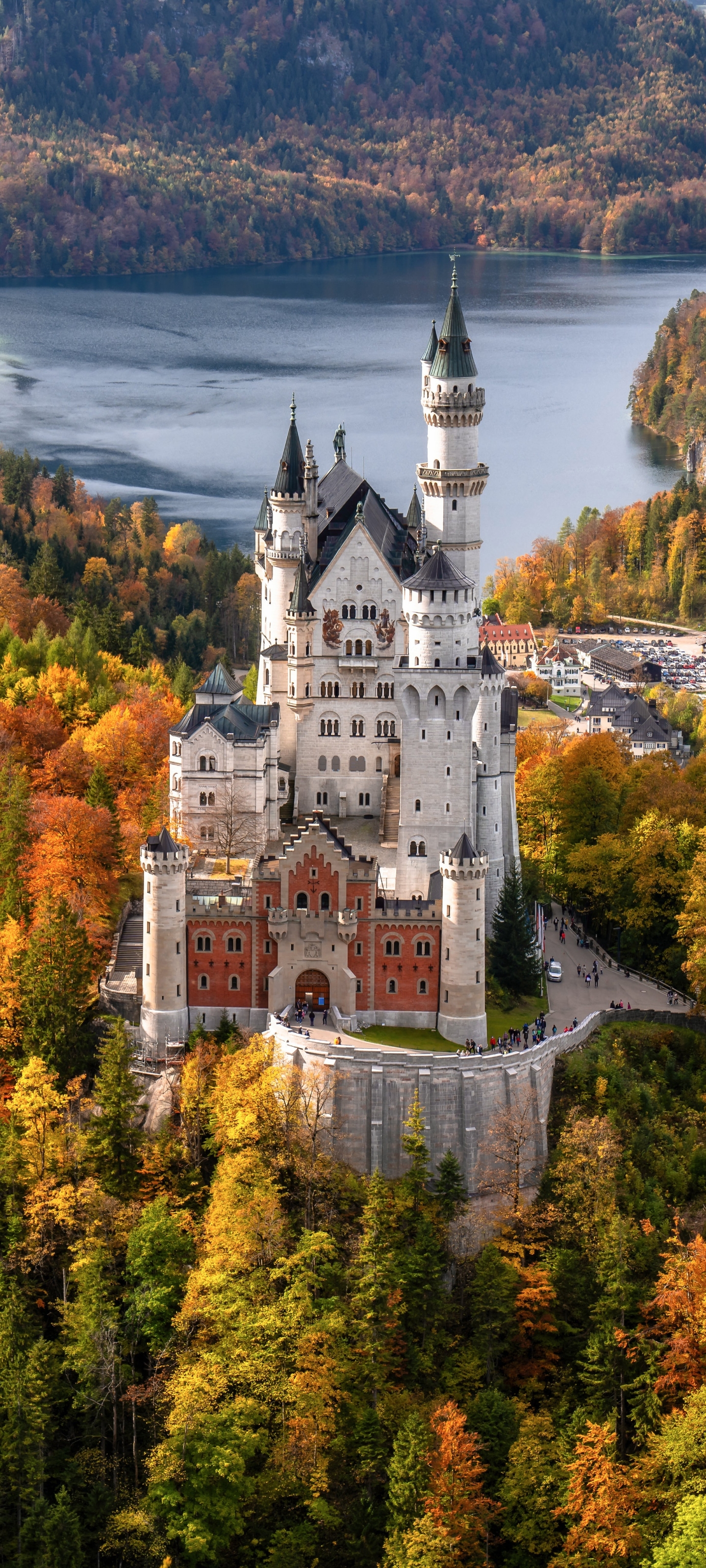 Скачать обои бесплатно Замки, Замок, Германия, Бавария, Замок Нойшванштайн, Сделано Человеком картинка на рабочий стол ПК