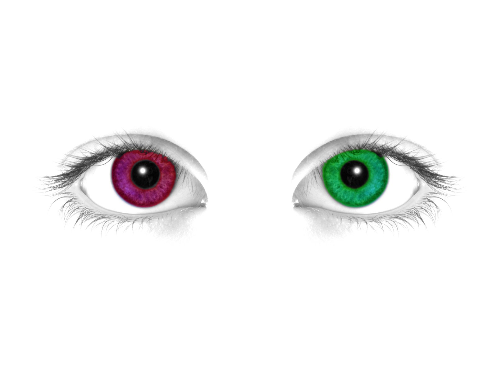 Laden Sie das Auge, Heterochromie, Künstlerisch-Bild kostenlos auf Ihren PC-Desktop herunter