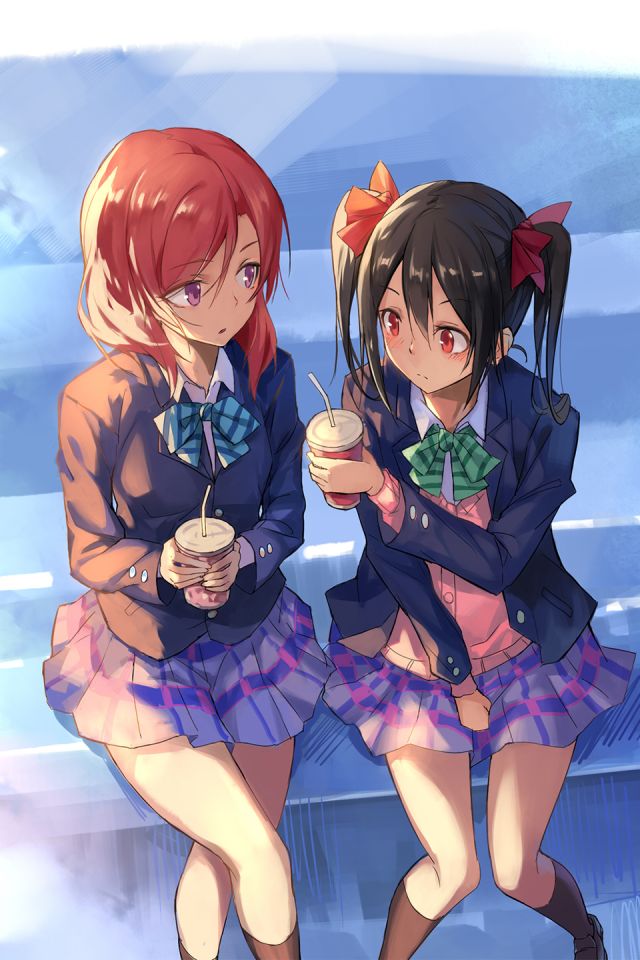 Download mobile wallpaper Anime, Maki Nishikino, Nico Yazawa, Love Live! for free.