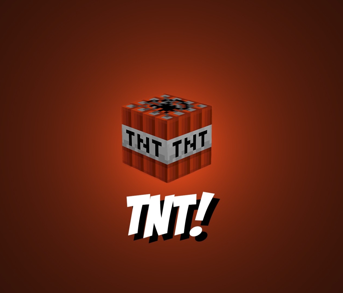 Free download wallpaper Minecraft, Video Game, Orange (Color), Tnt on your PC desktop
