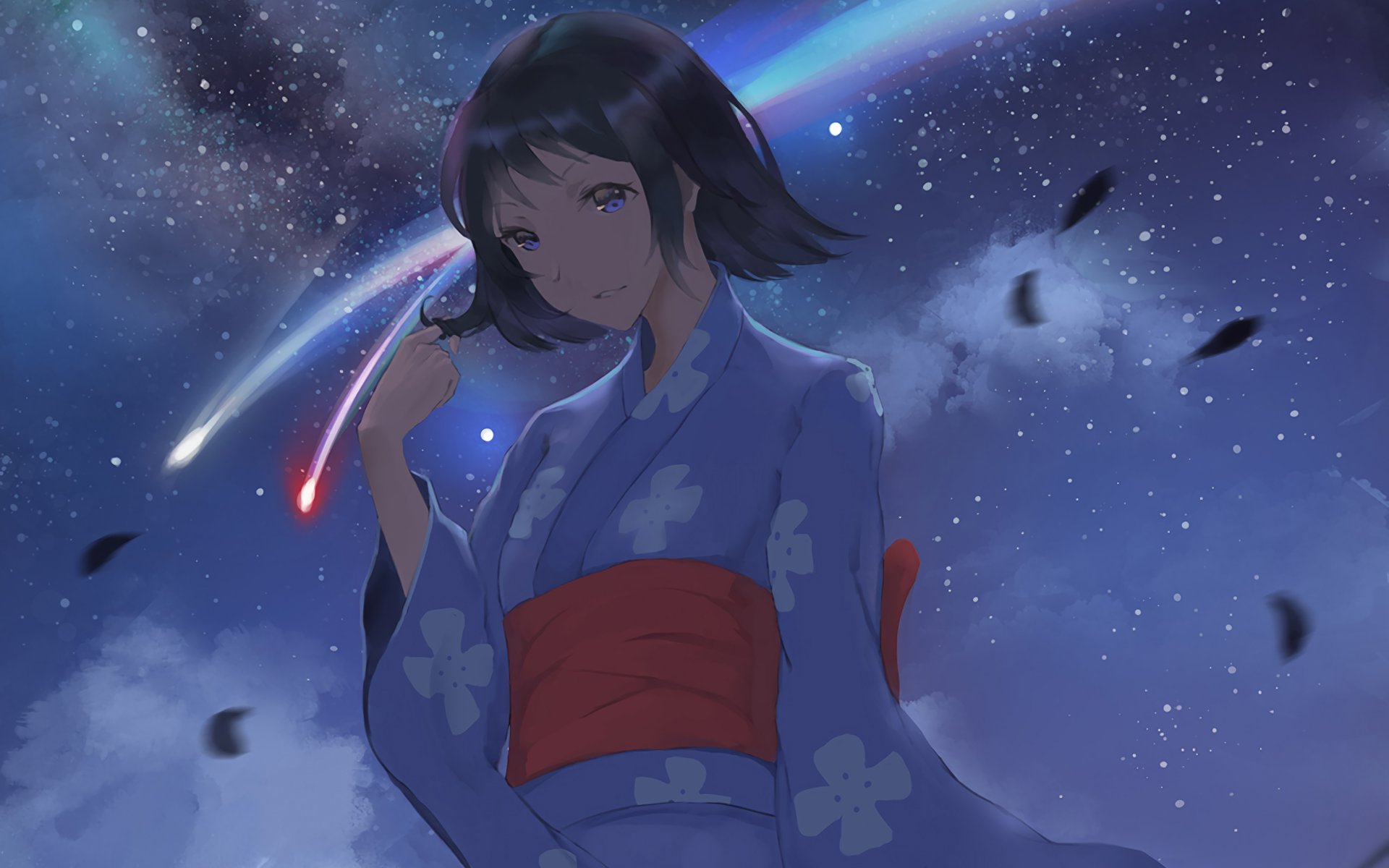 Téléchargez gratuitement l'image Animé, Your Name, Kimi No Na Wa, Mitsuha Miyamizu sur le bureau de votre PC