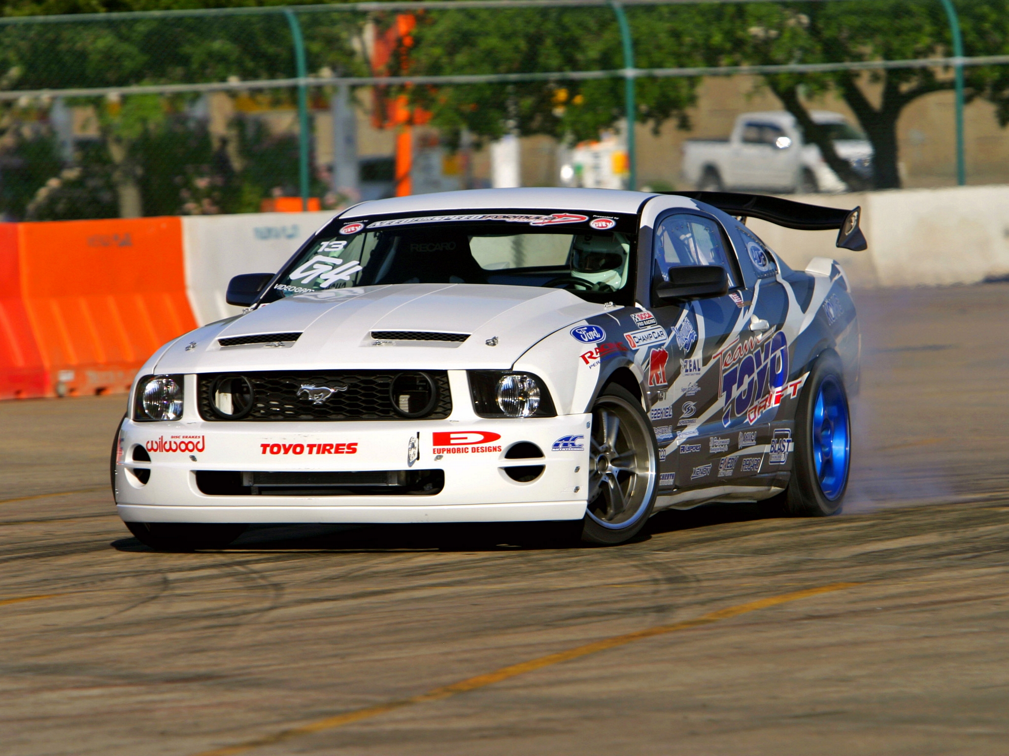 Free download wallpaper Ford Mustang, Drift, Vehicles on your PC desktop