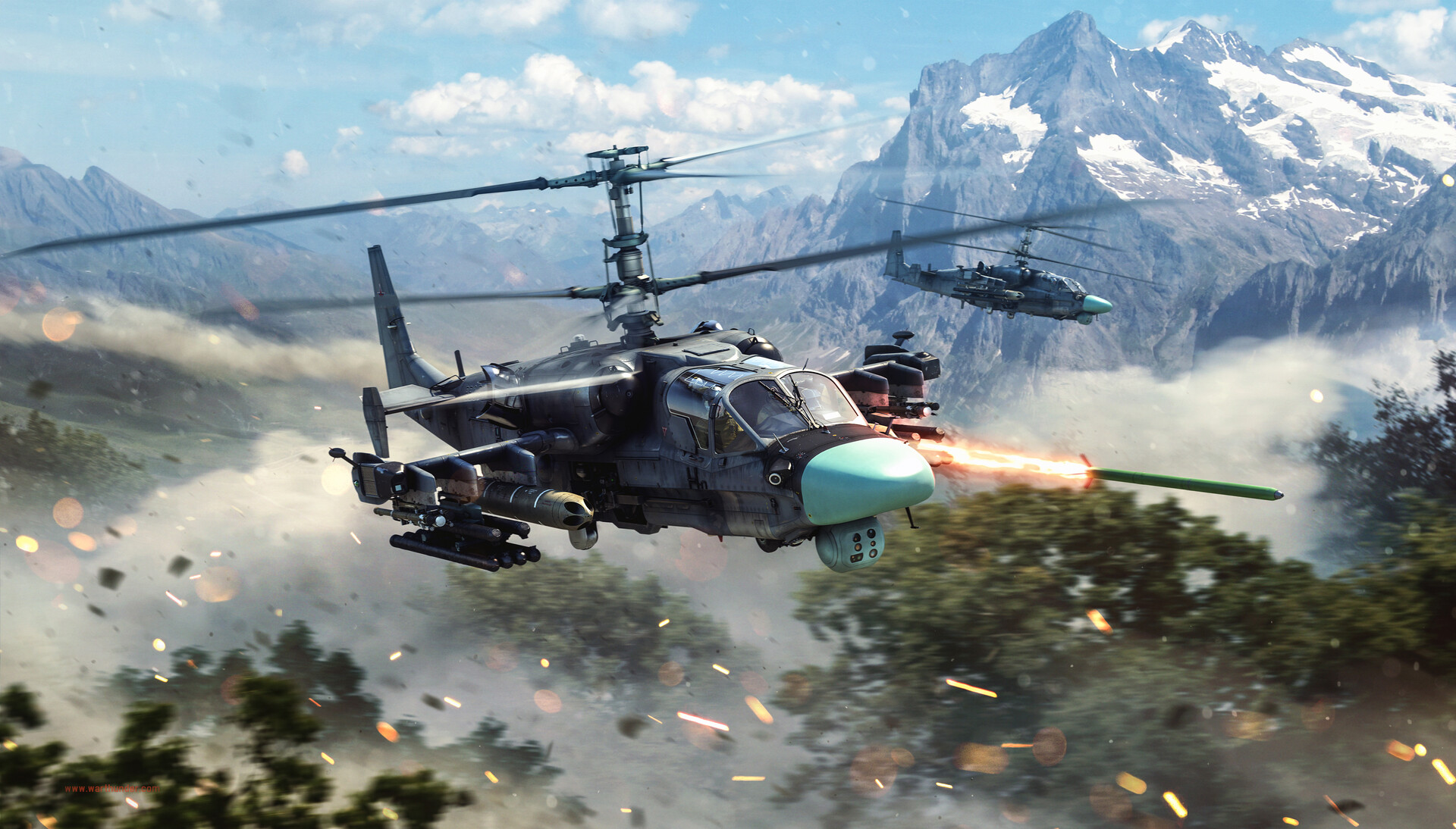 Handy-Wallpaper Computerspiele, Helikopter, Kampfhubschrauber, War Thunder kostenlos herunterladen.