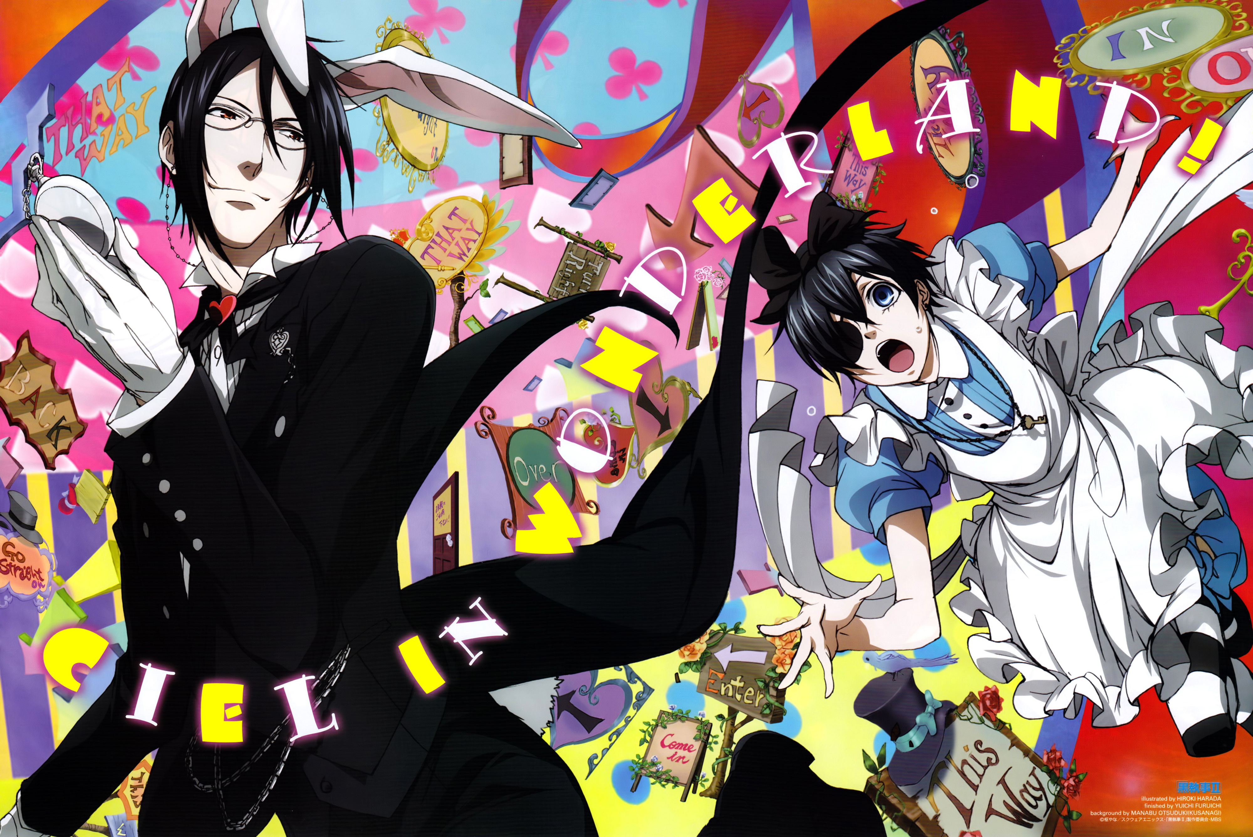 Handy-Wallpaper Animes, Black Butler kostenlos herunterladen.